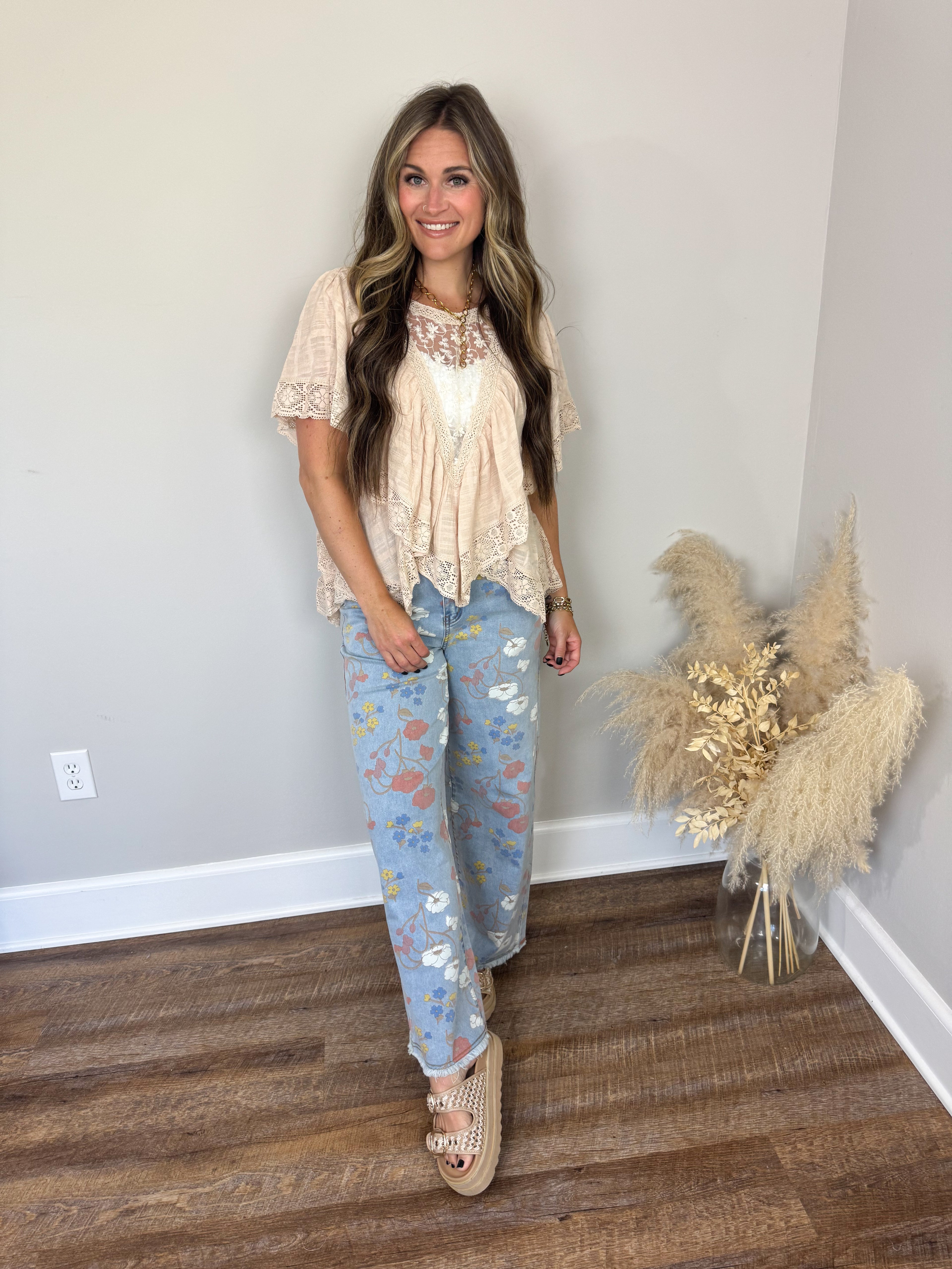 Marigold Floral Pants