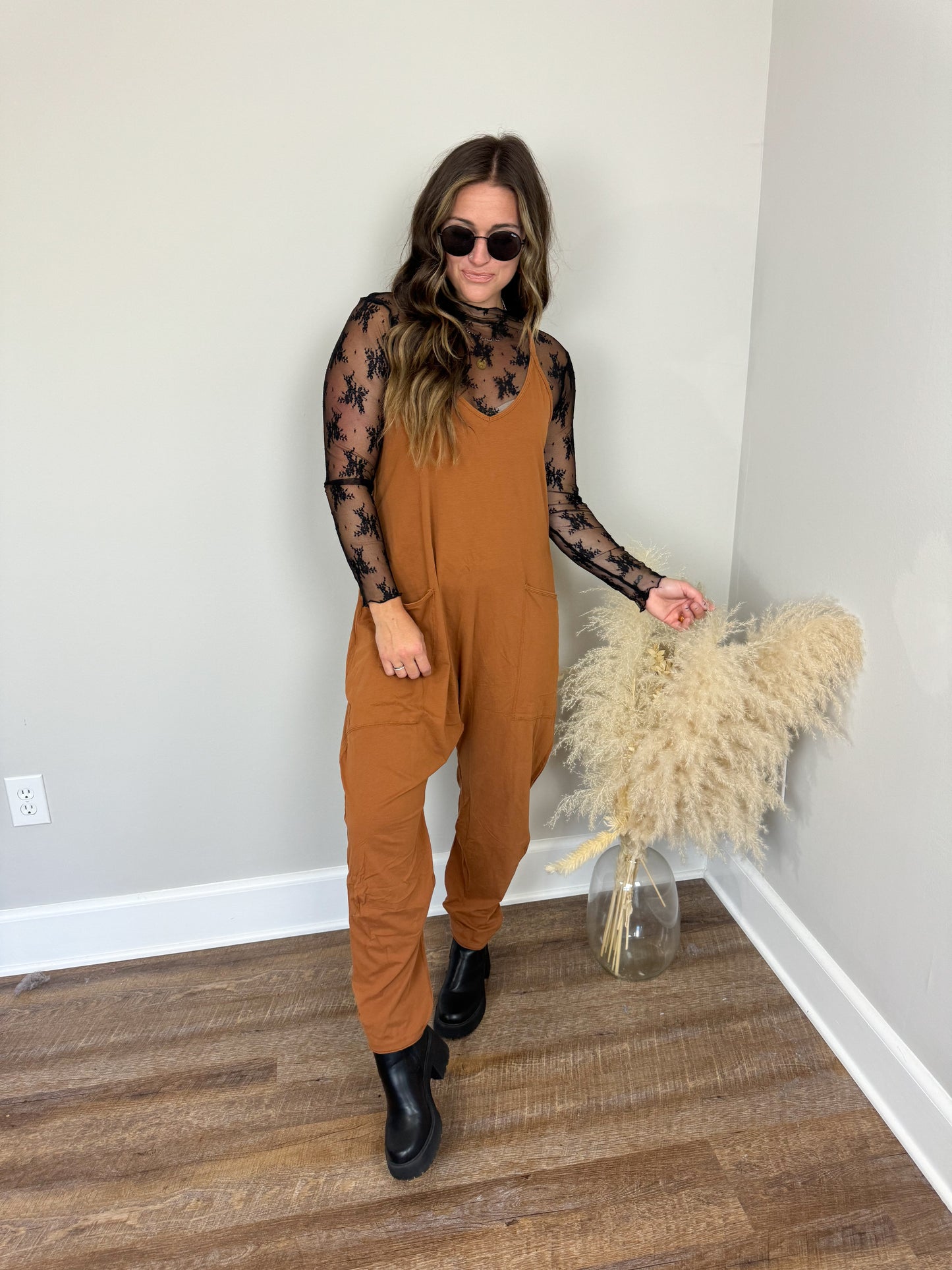 Bailey Jumpsuit | Bronze