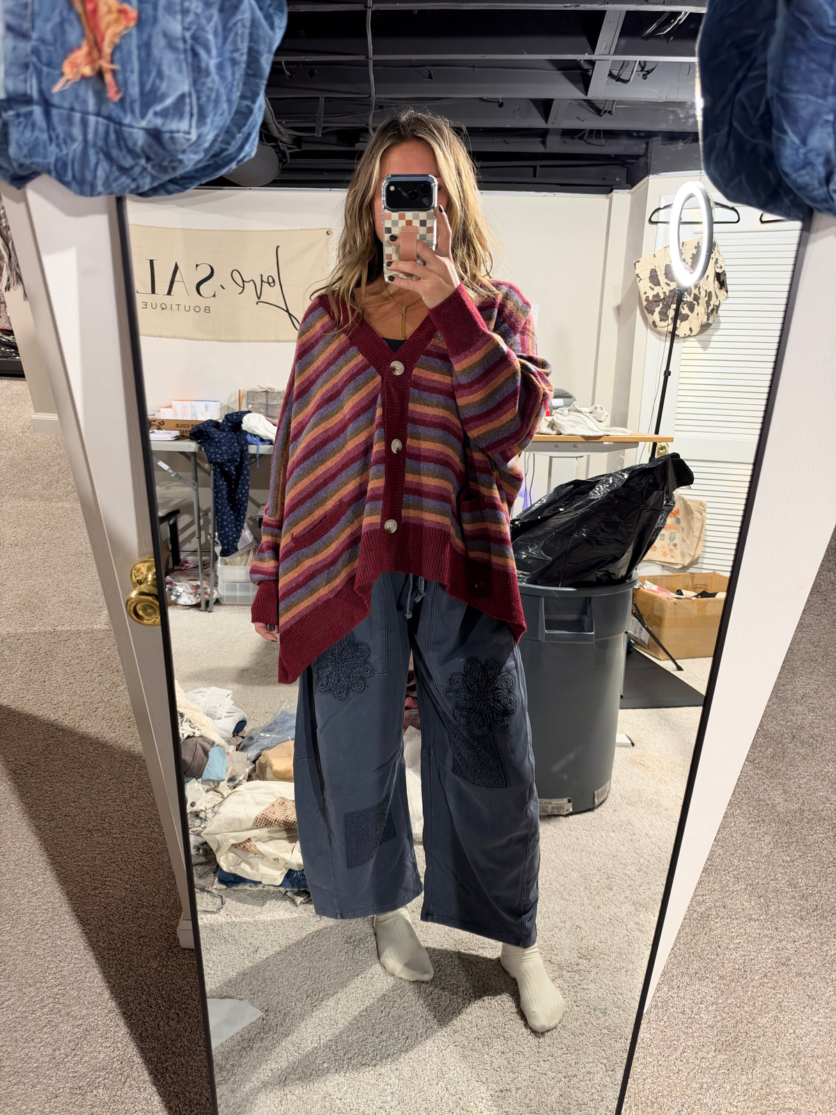Pearson Cardigan | Wine