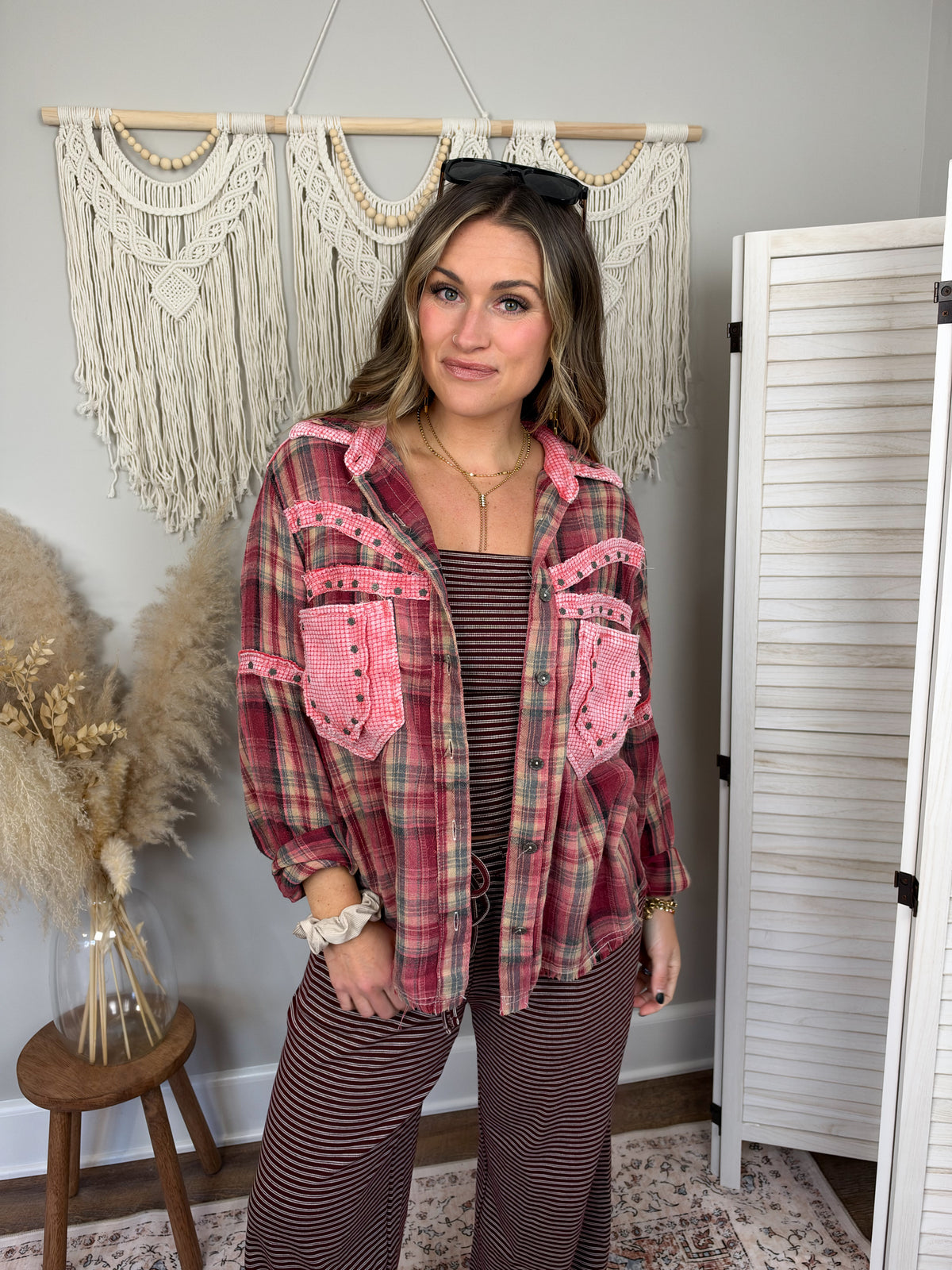 Hearthside Flannel | Burgundy