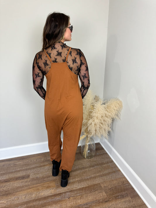 Bailey Jumpsuit | Bronze