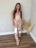 Hathaway Floral Overalls | Cream