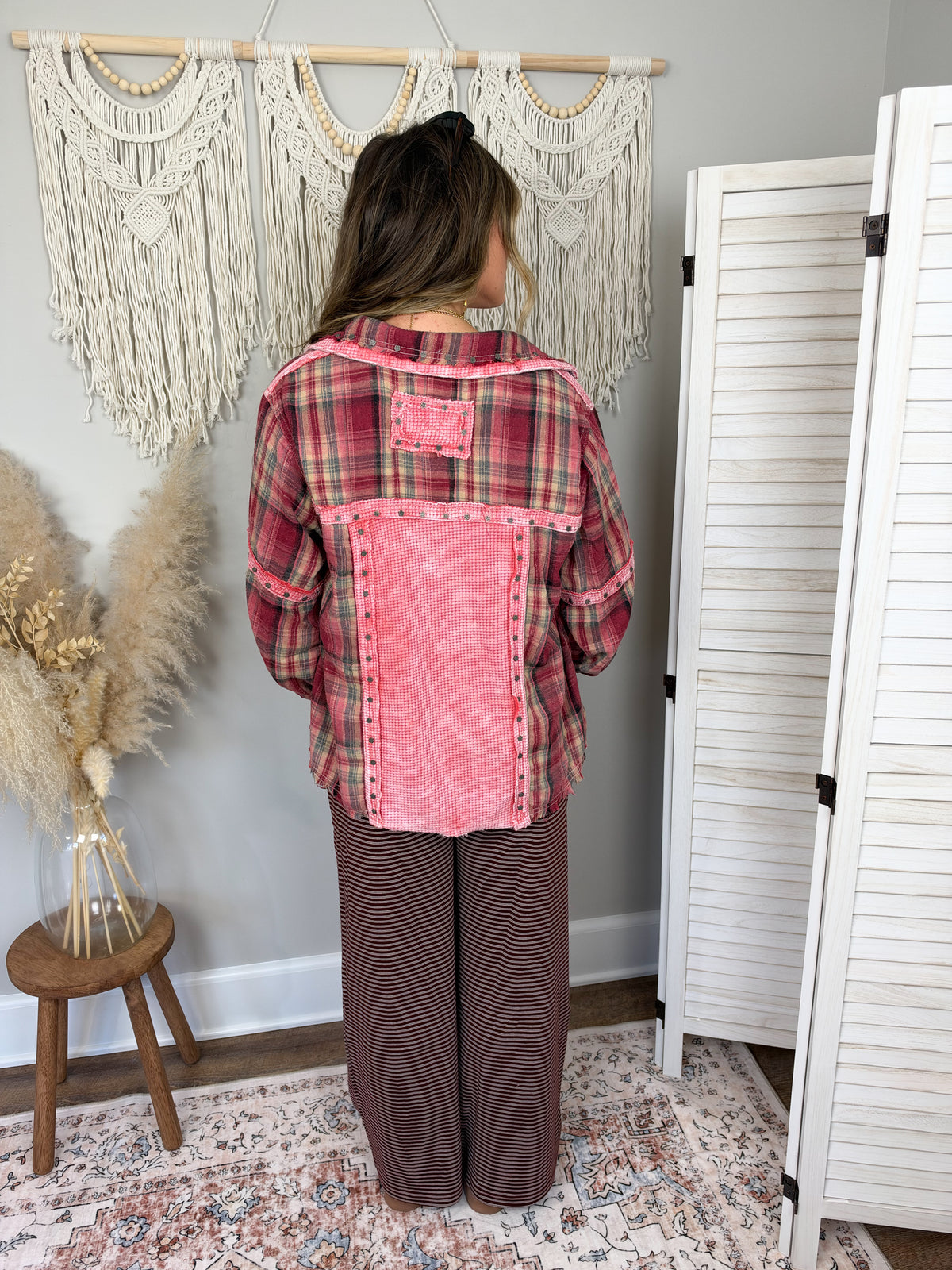 Hearthside Flannel | Burgundy