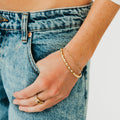 Hearts & Diamonds Hinge Bracelet - WATERPROOF-Bracelet-Pretty Simple