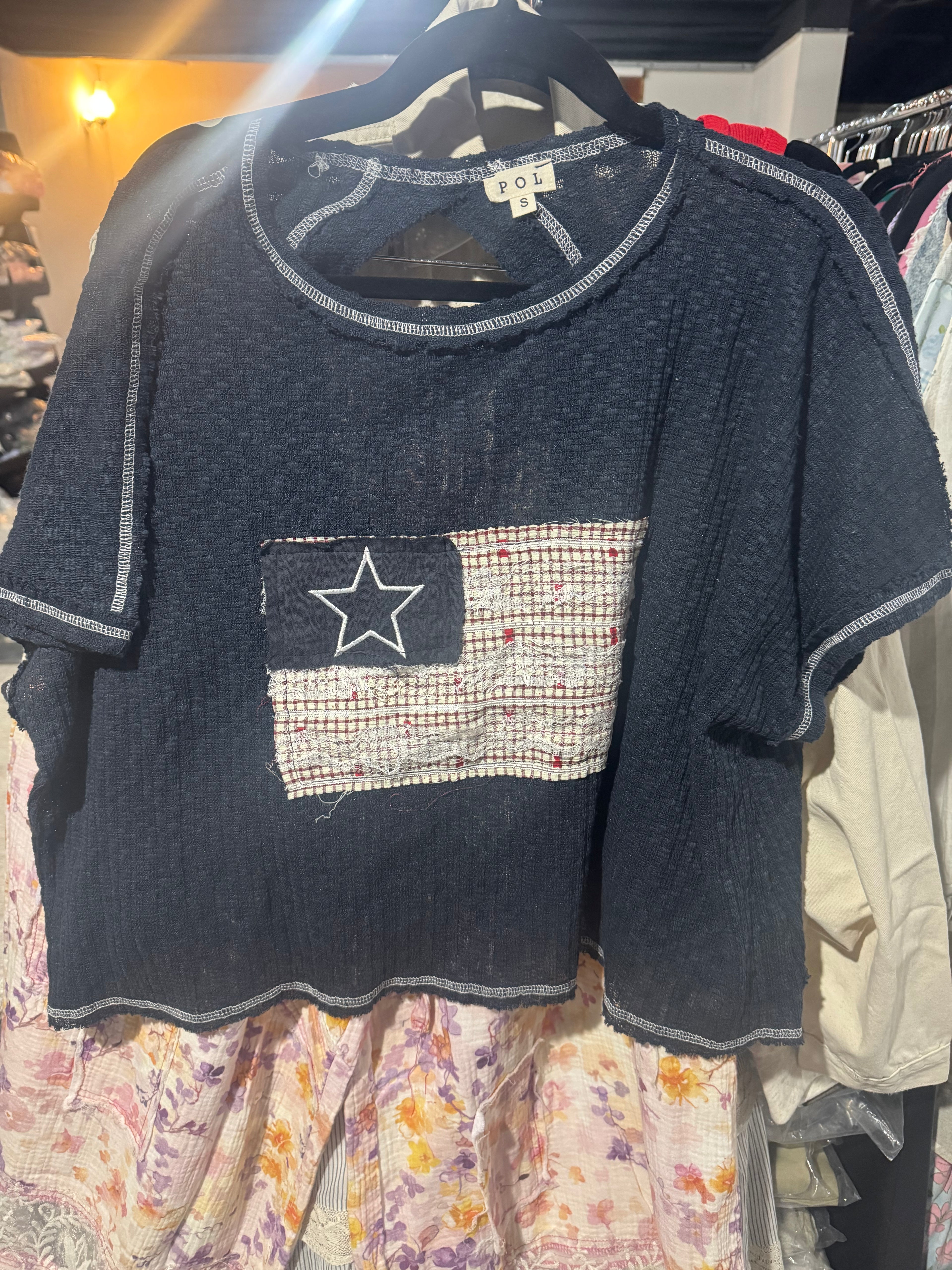 Heartbreak Prince Top | Navy