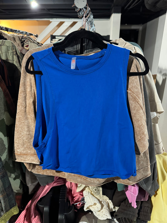 Mono B Workout Tank | Blue