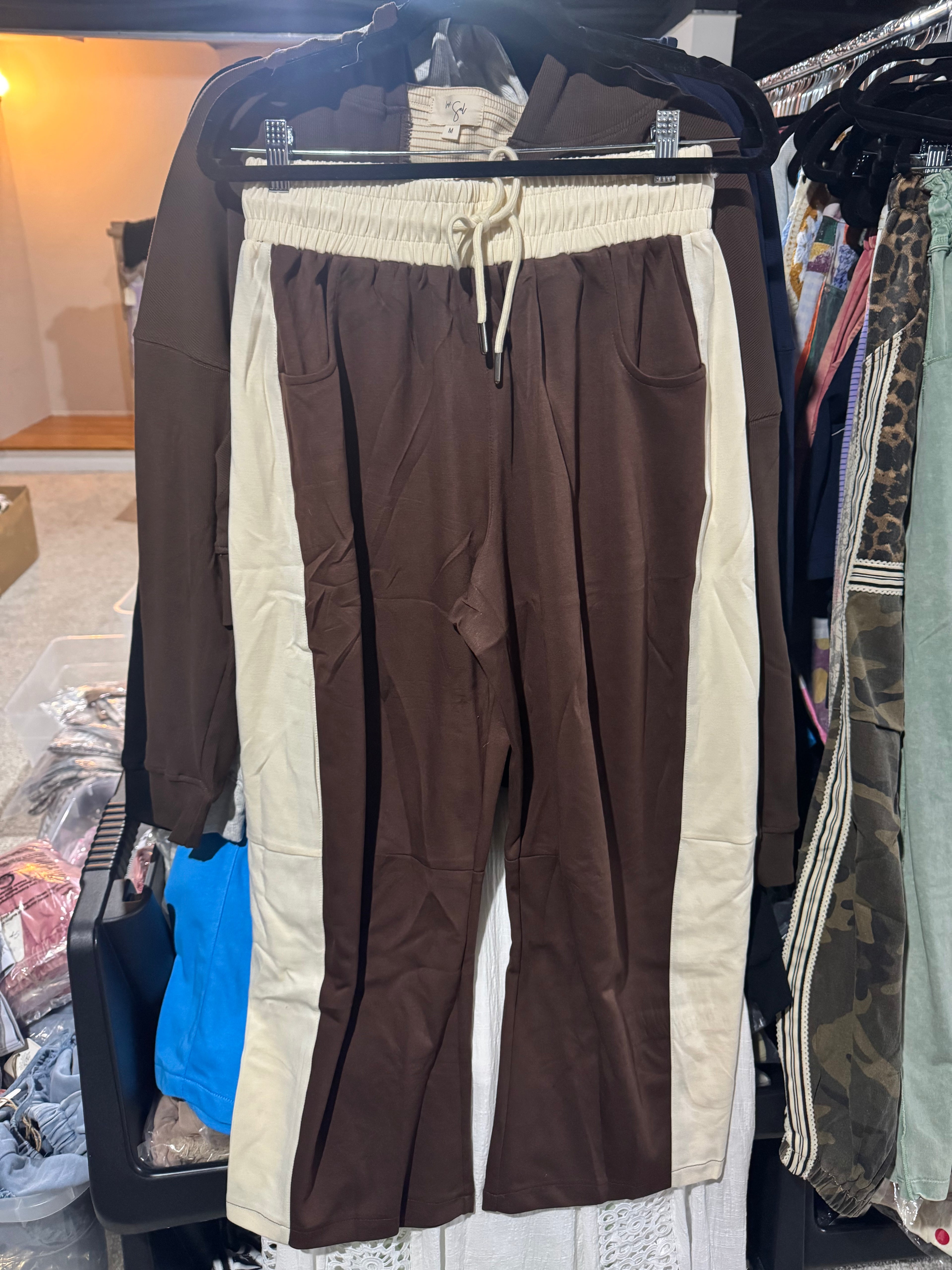 Cloud Comfort Barrel Pants | Brown