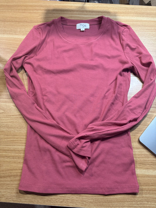 Clark High Neck Long Sleeve | Rose