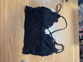 Crochet Lace Bralette | Black