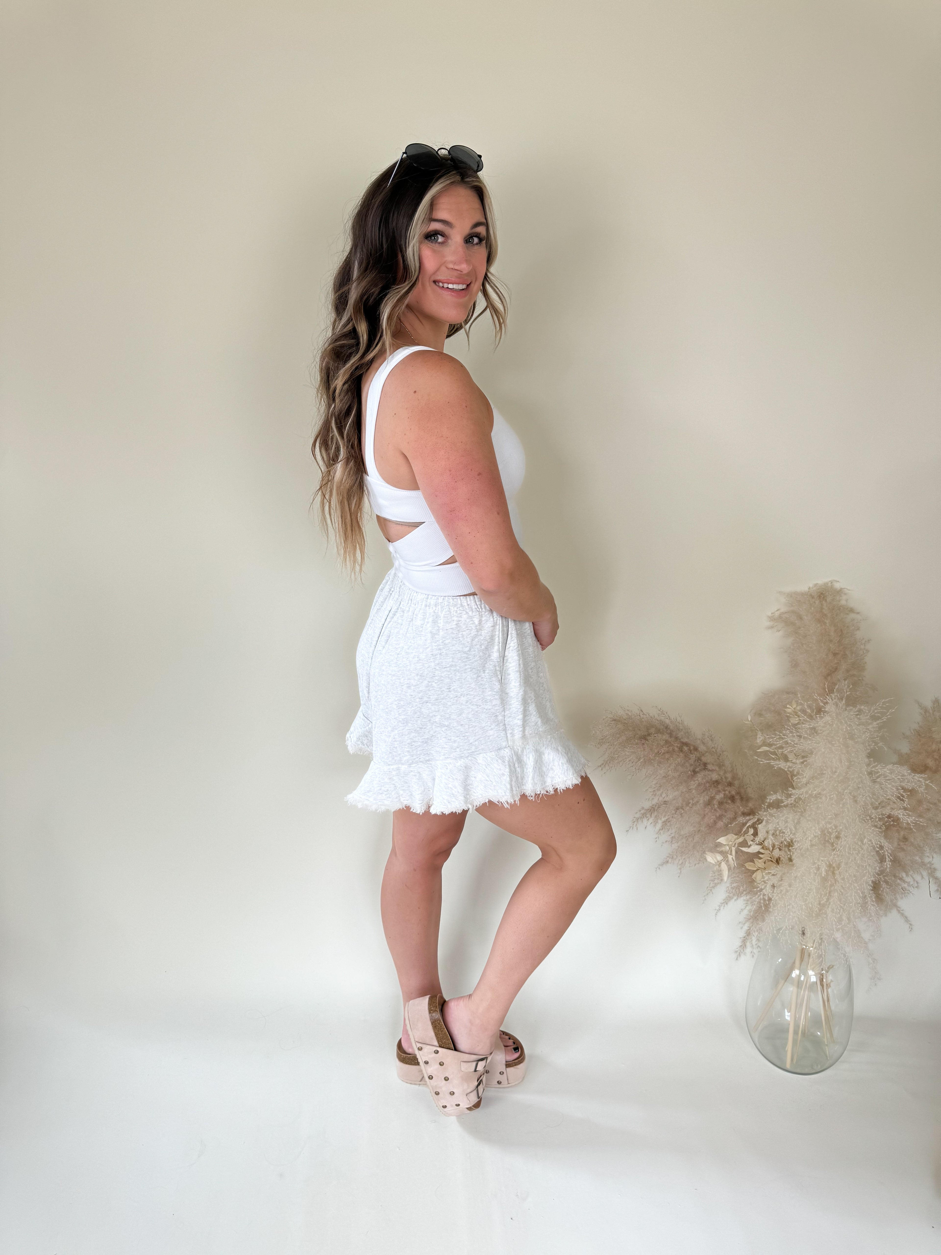 *PRE-ORDER* Auburn Ruffled Shorts