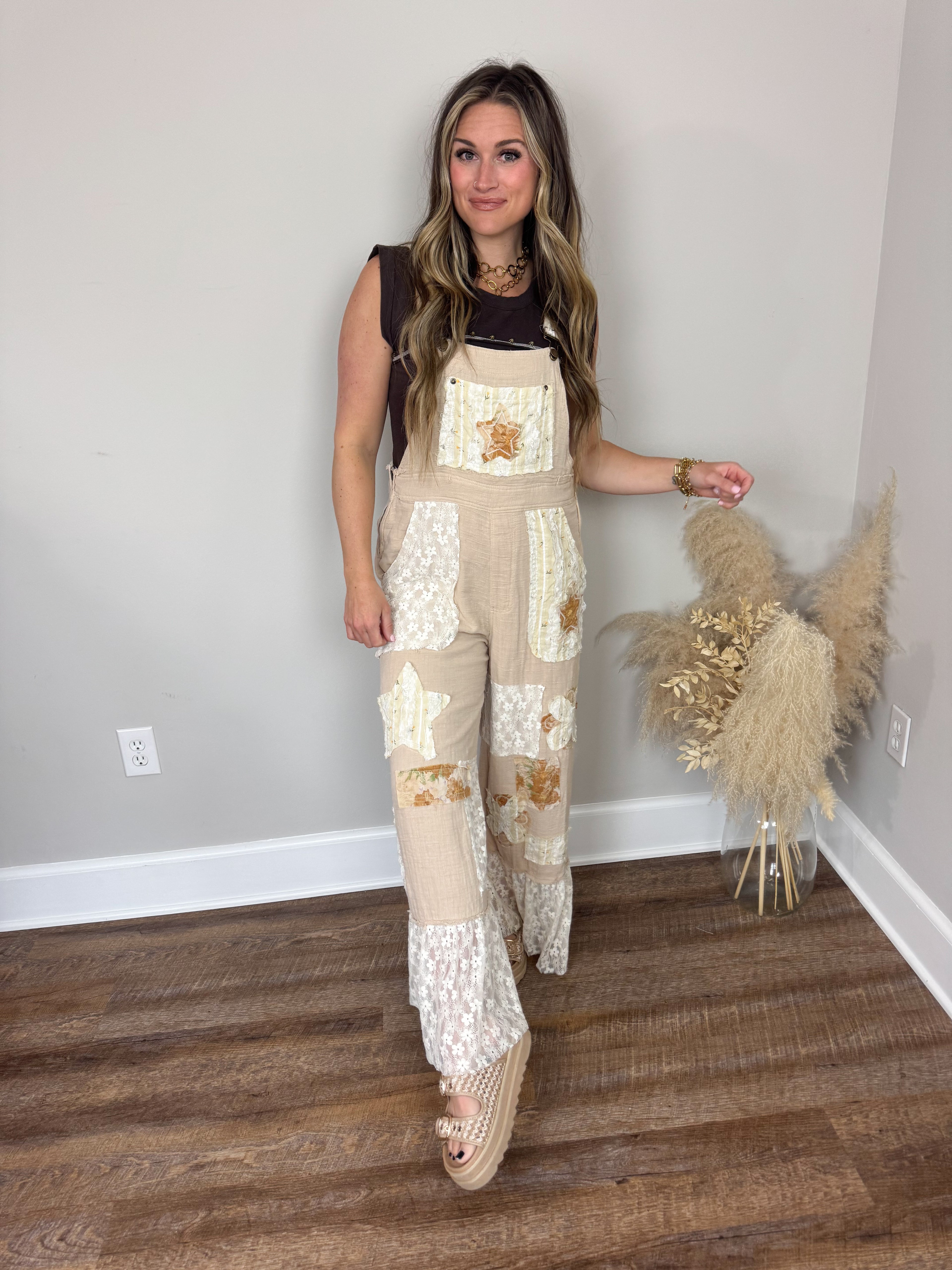 Colton Gauze Overalls