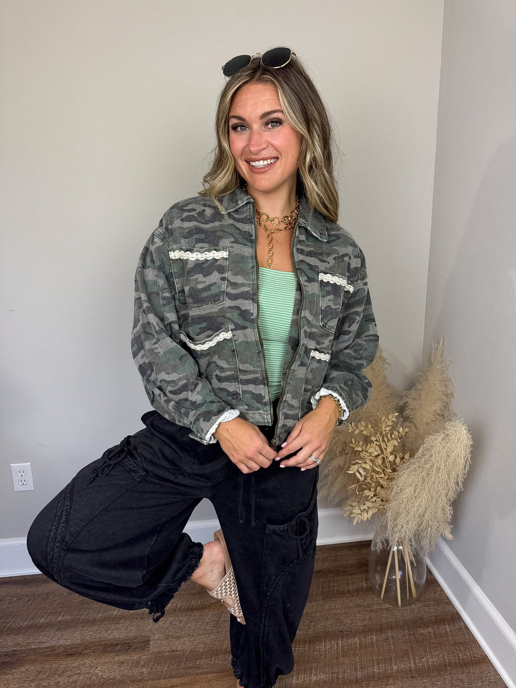 Fall For It Jacket | Camo