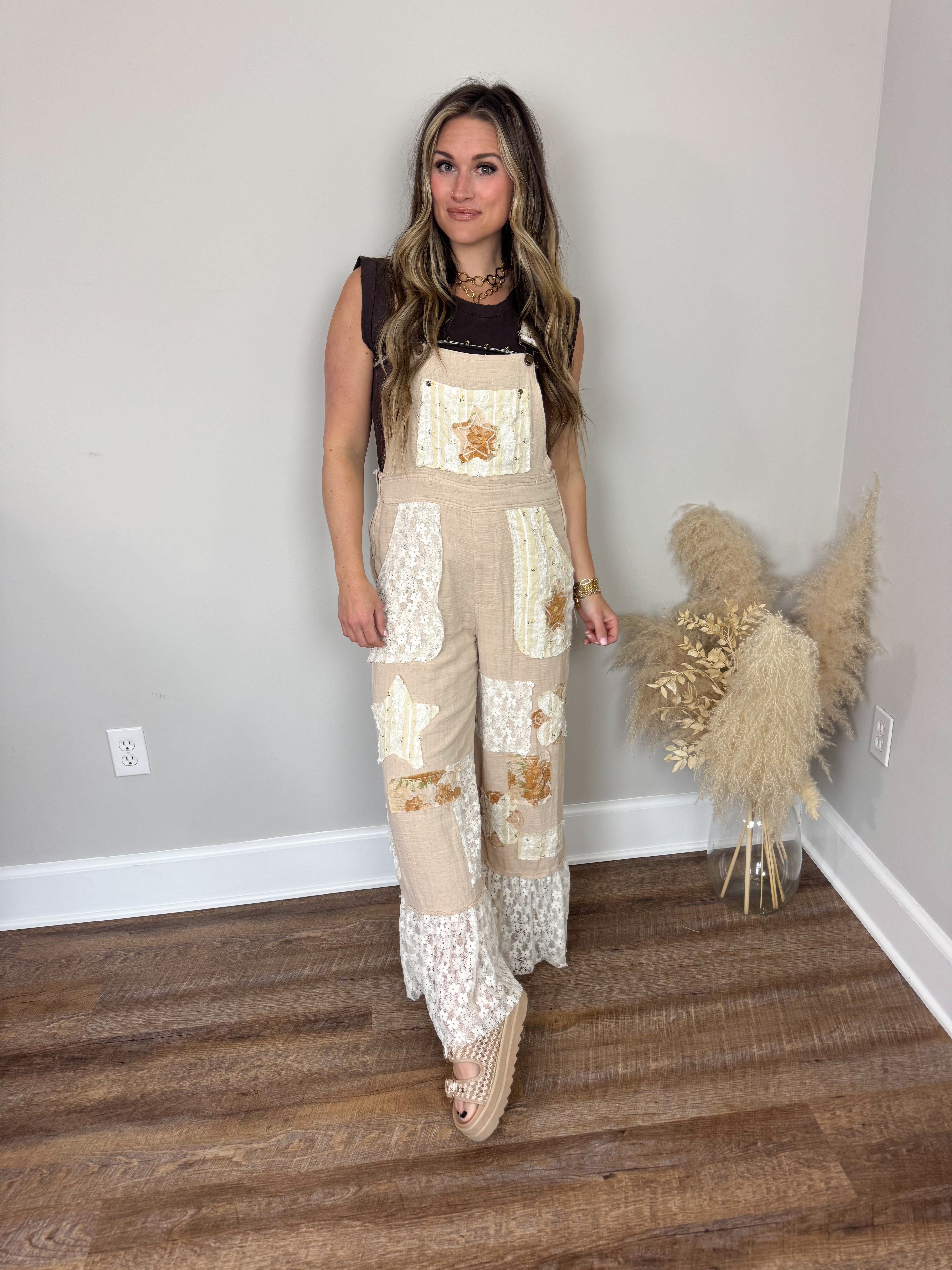 Colton Gauze Overalls