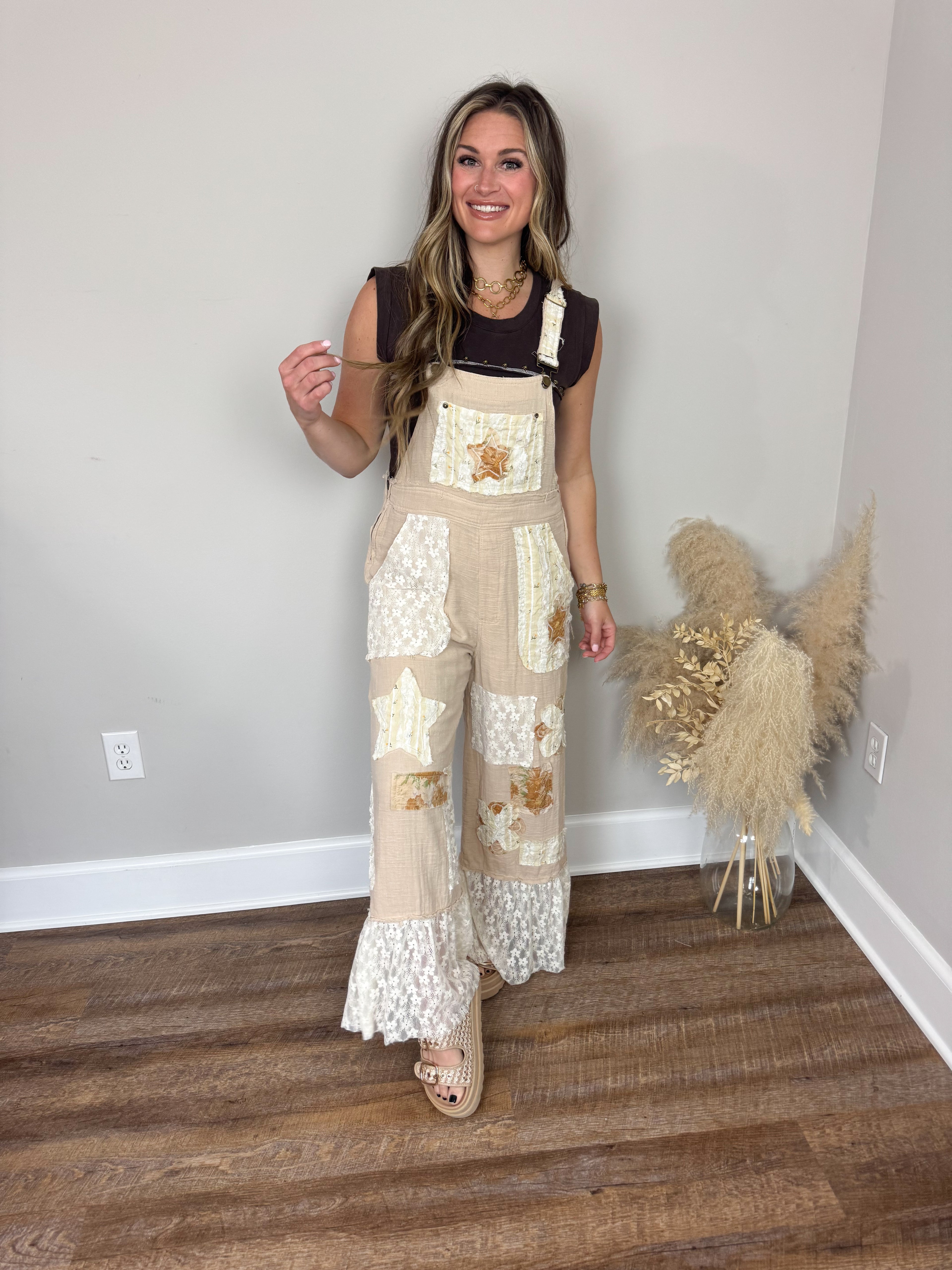 Colton Gauze Overalls