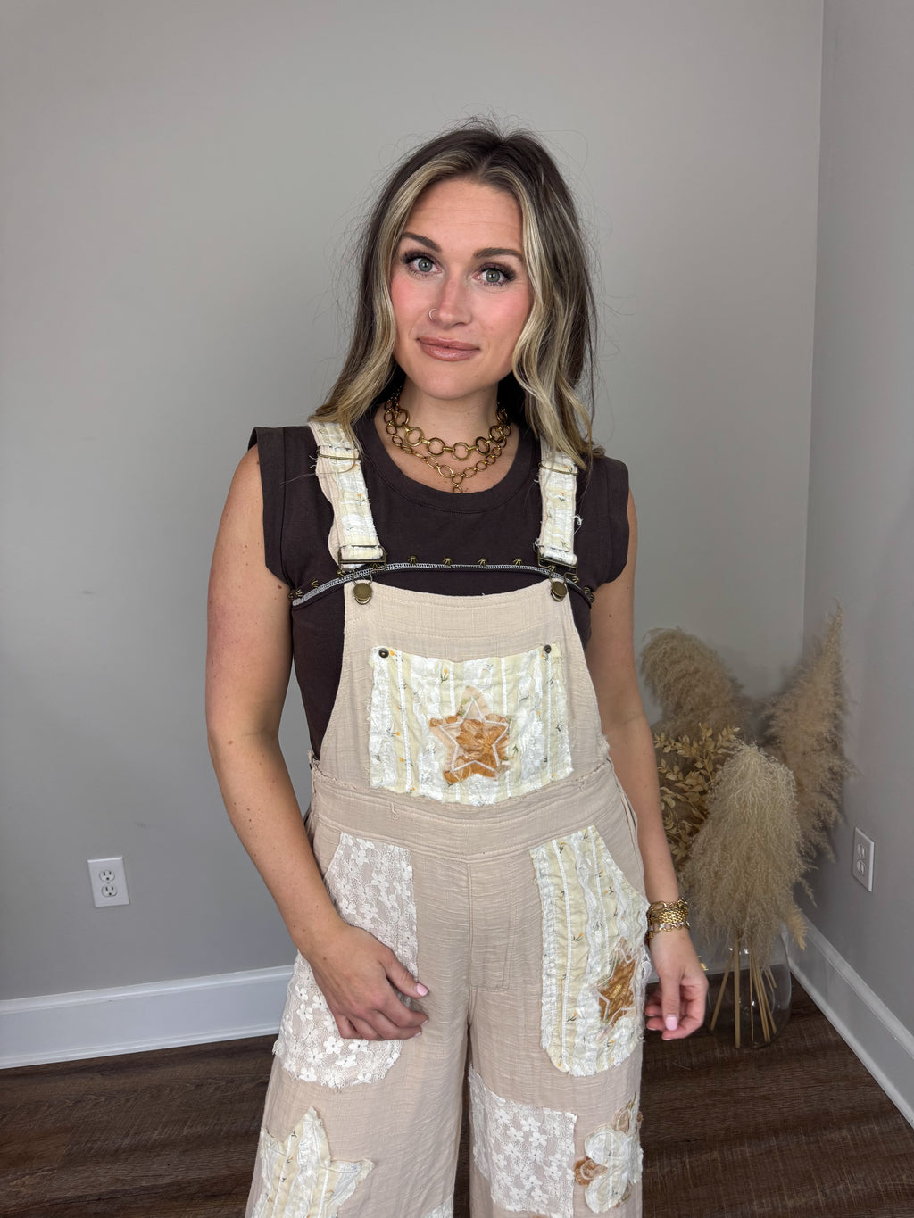 Colton Gauze Overalls