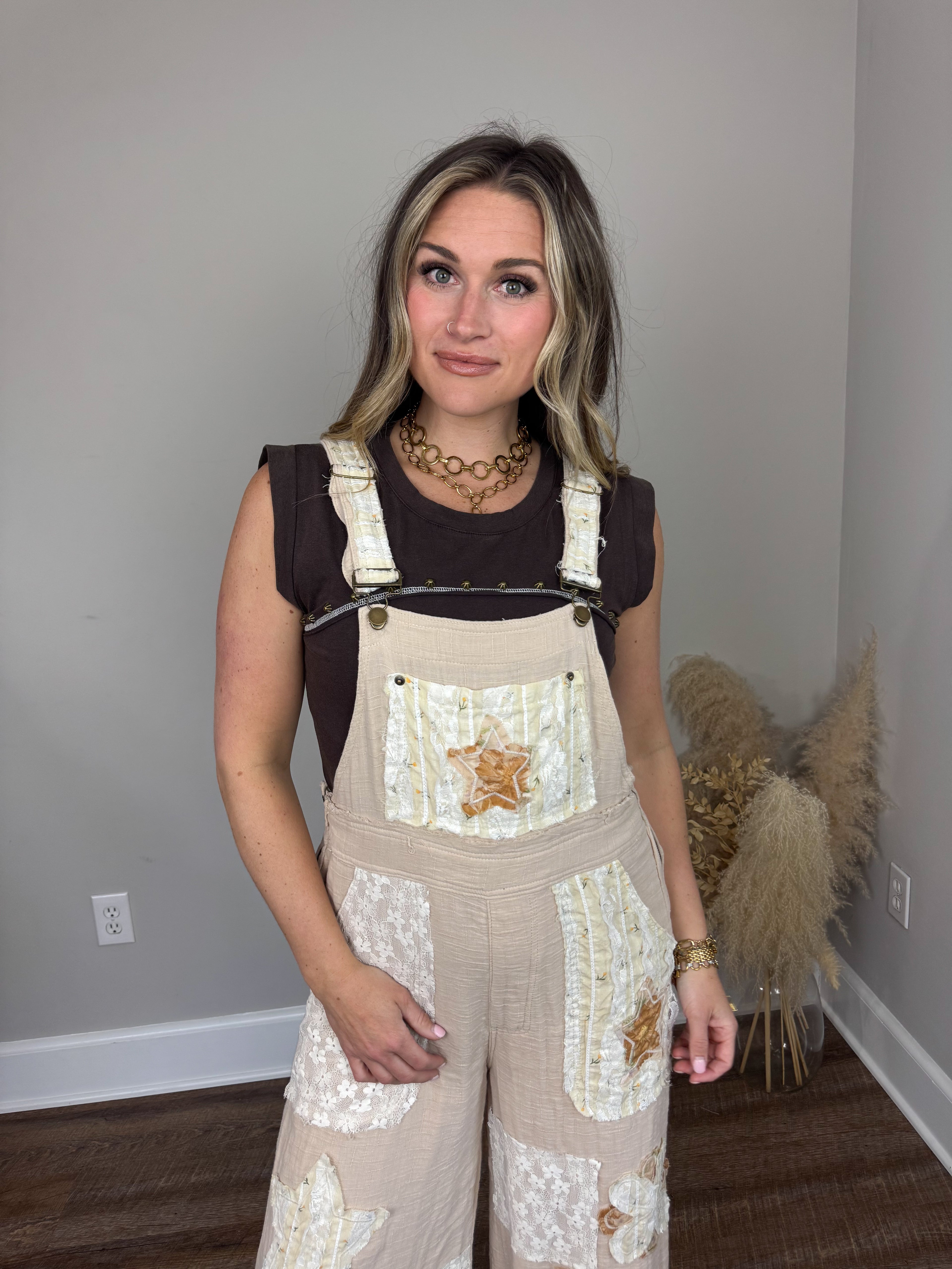 Colton Gauze Overalls