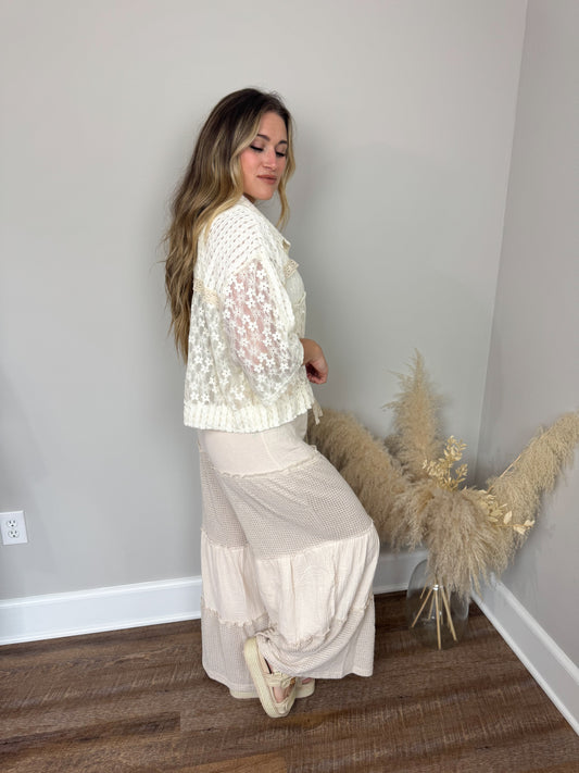 Hunter Gauze Pants | Almond