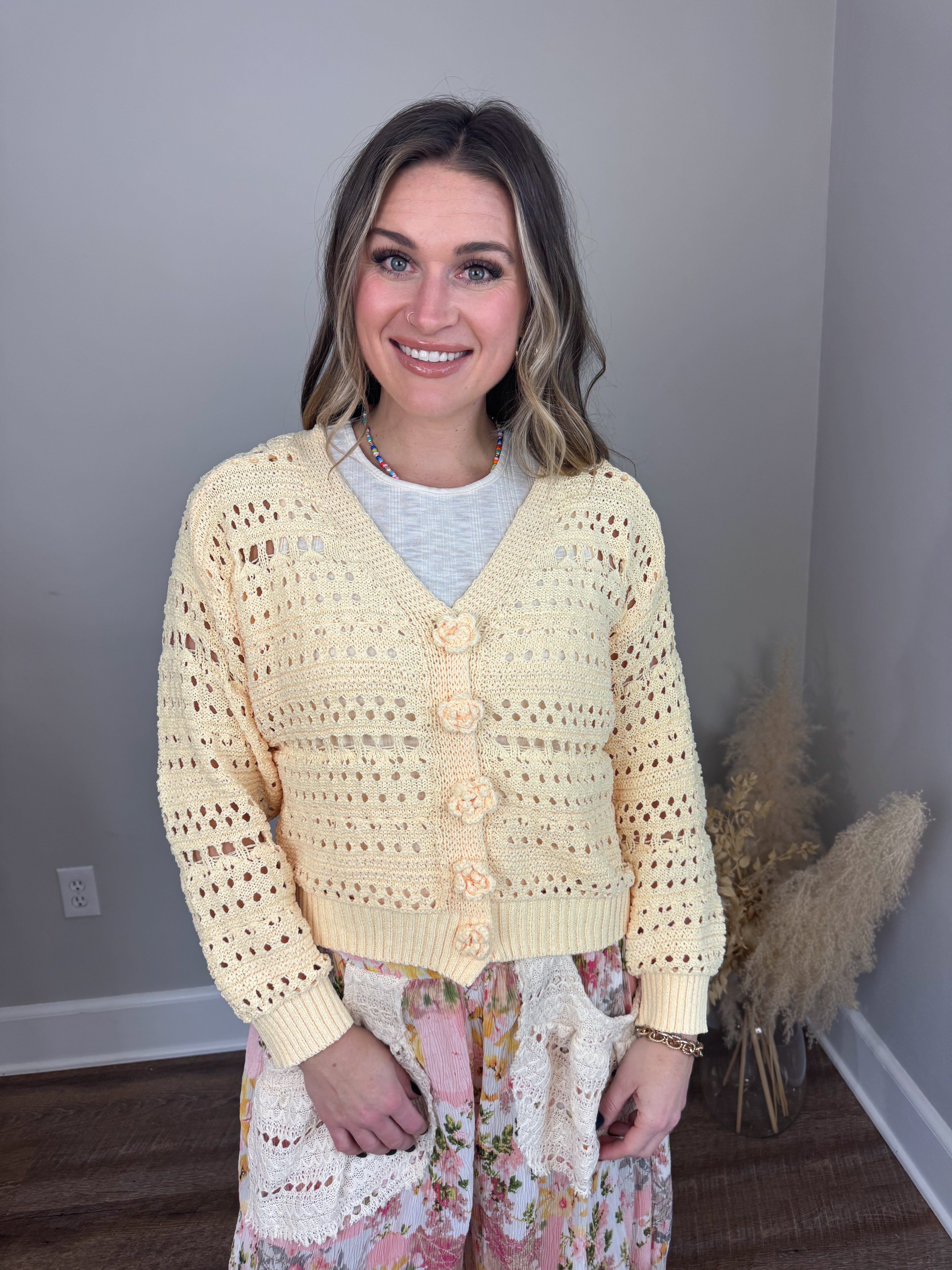 Eva Crochet Sweater