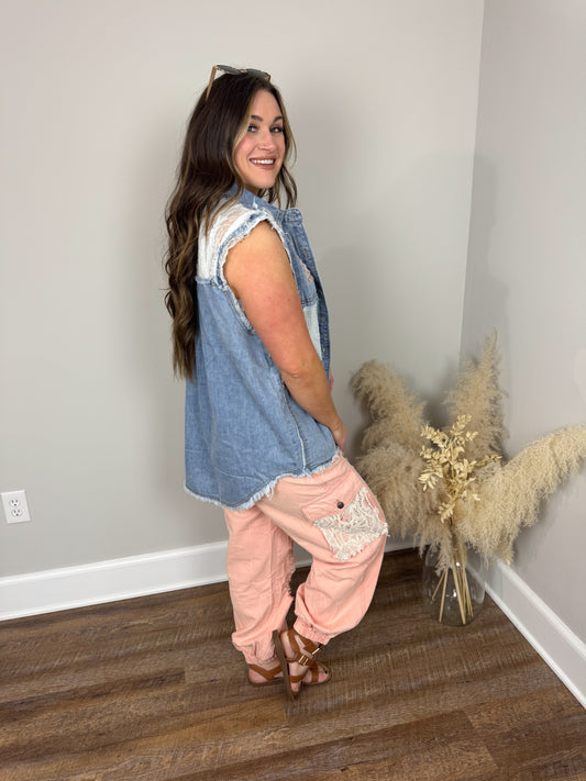 Wild Indigo Denim Vest