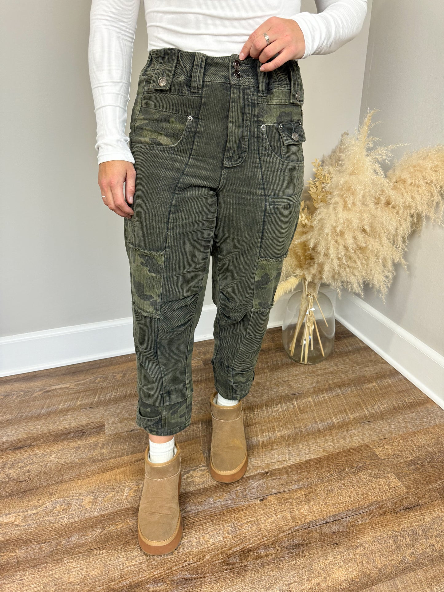 Jensen Camo Corduroy Pants