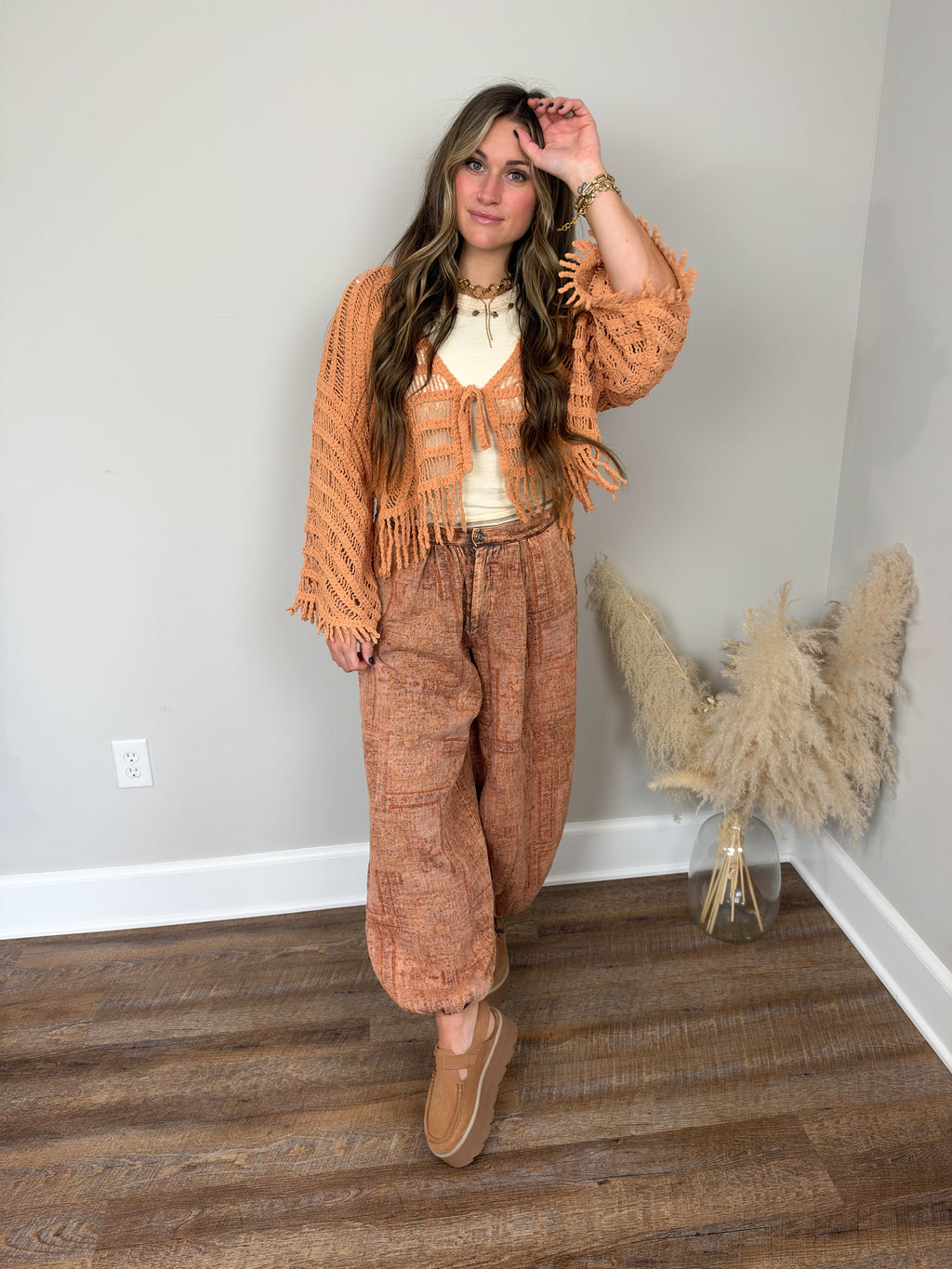 September Printed Pants