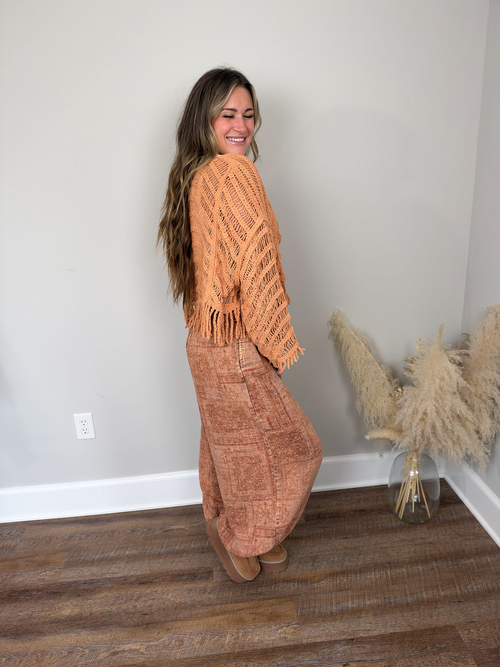 September Printed Pants