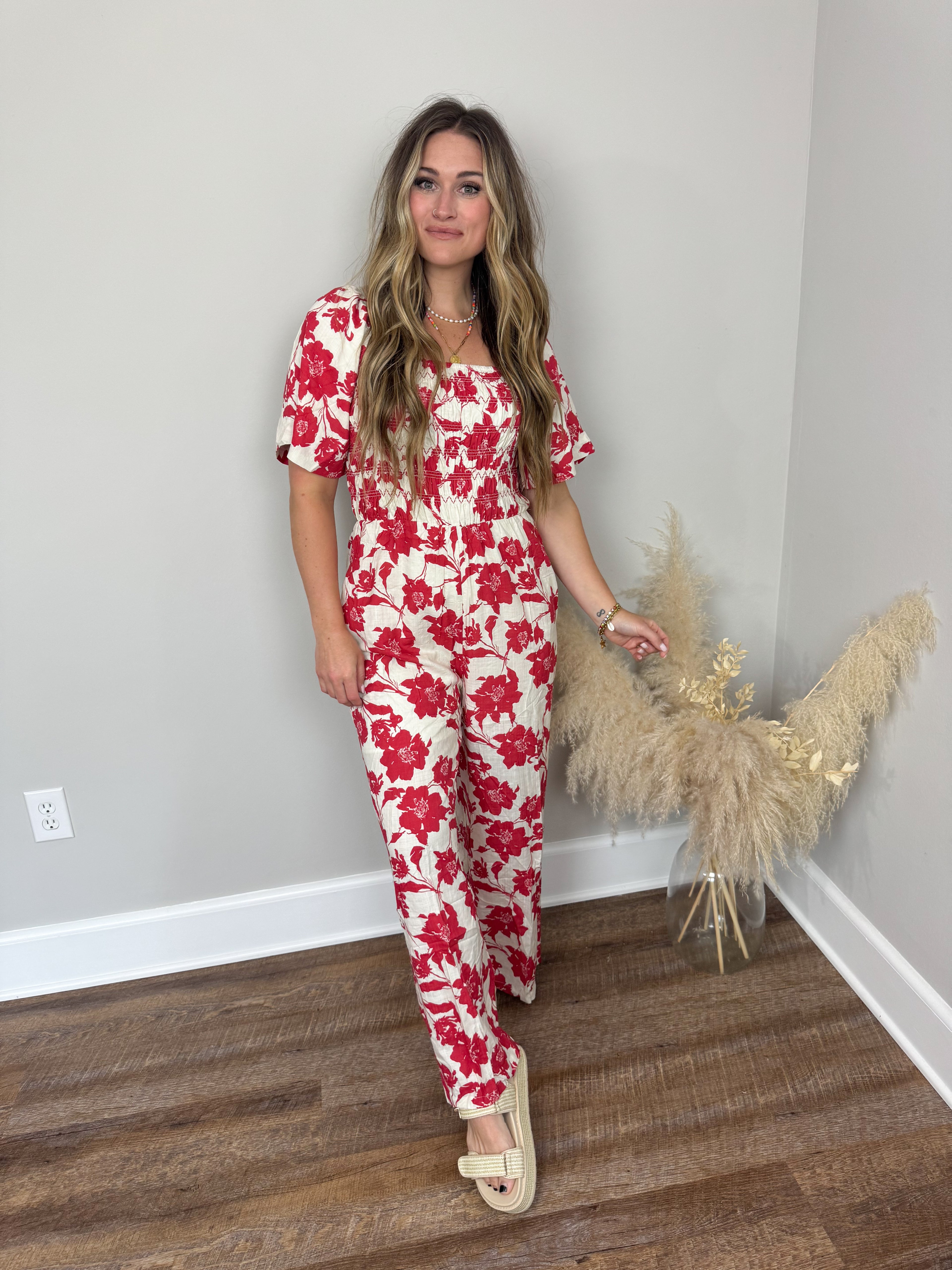 Pinot Floral Jumpsuit FINAL SALE