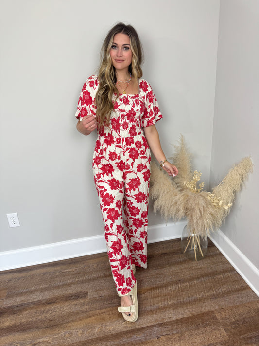 Pinot Floral Jumpsuit