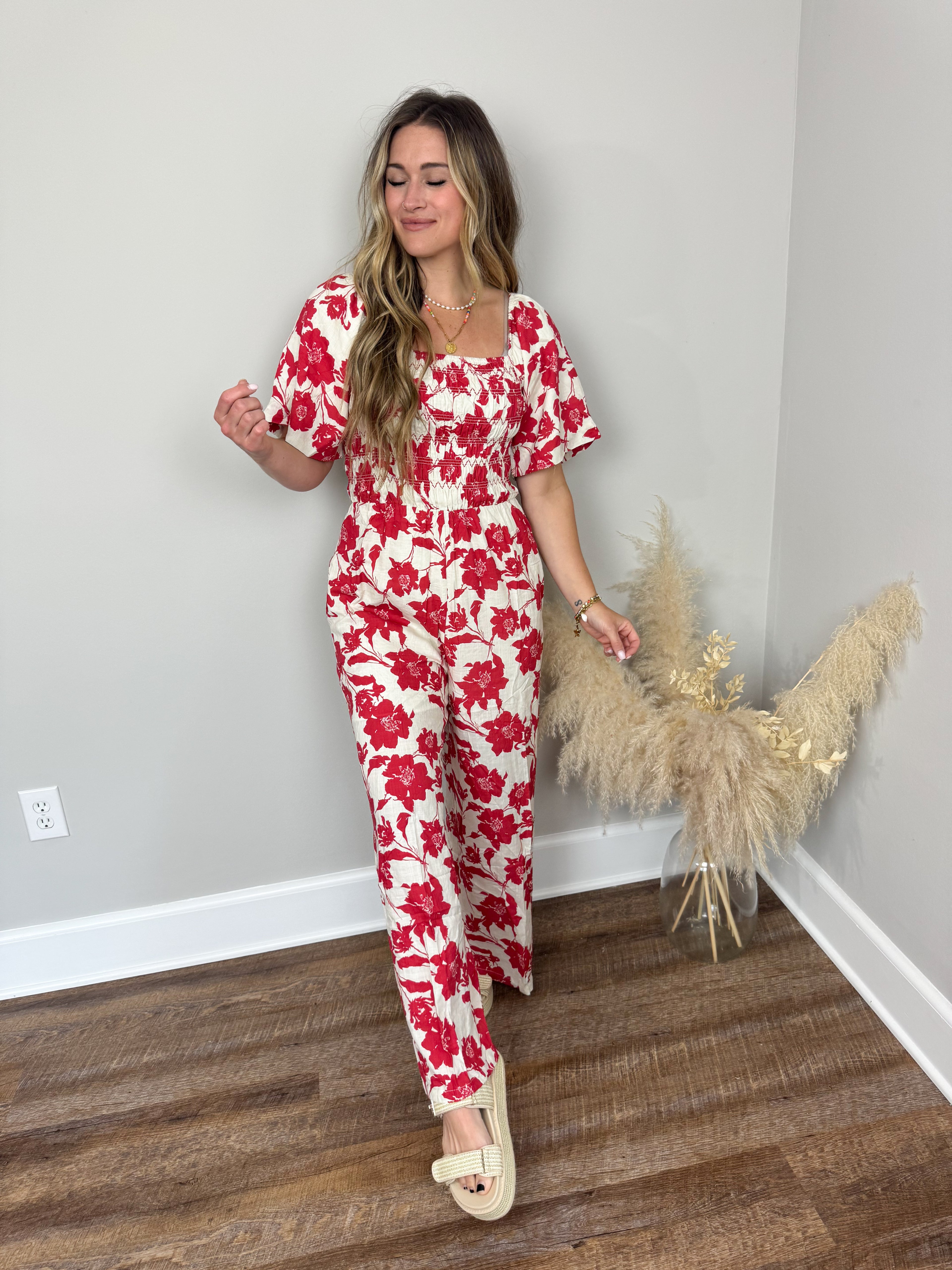 Pinot Floral Jumpsuit FINAL SALE
