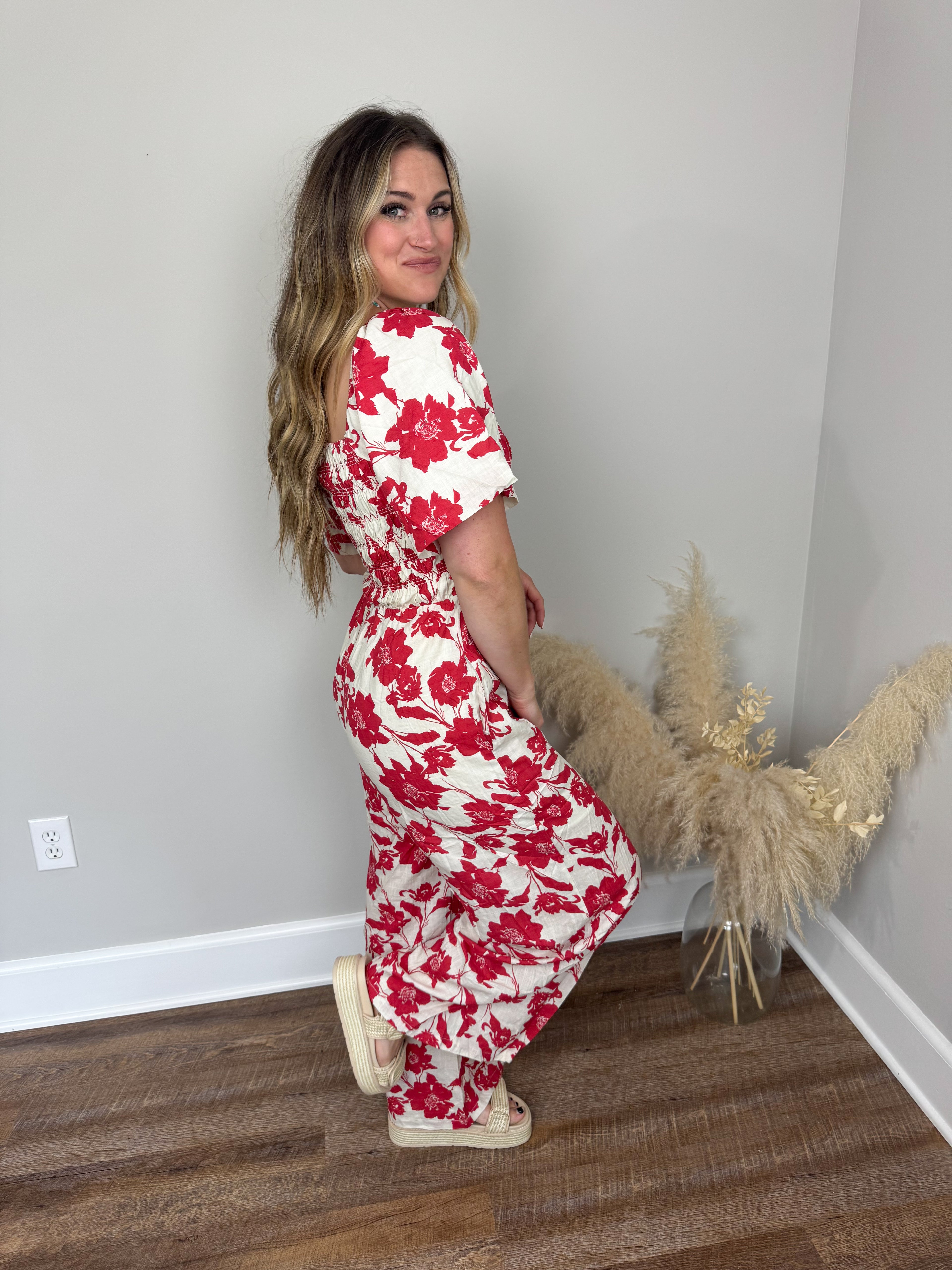 Pinot Floral Jumpsuit FINAL SALE