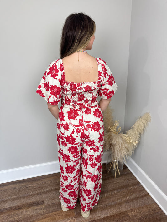 Pinot Floral Jumpsuit