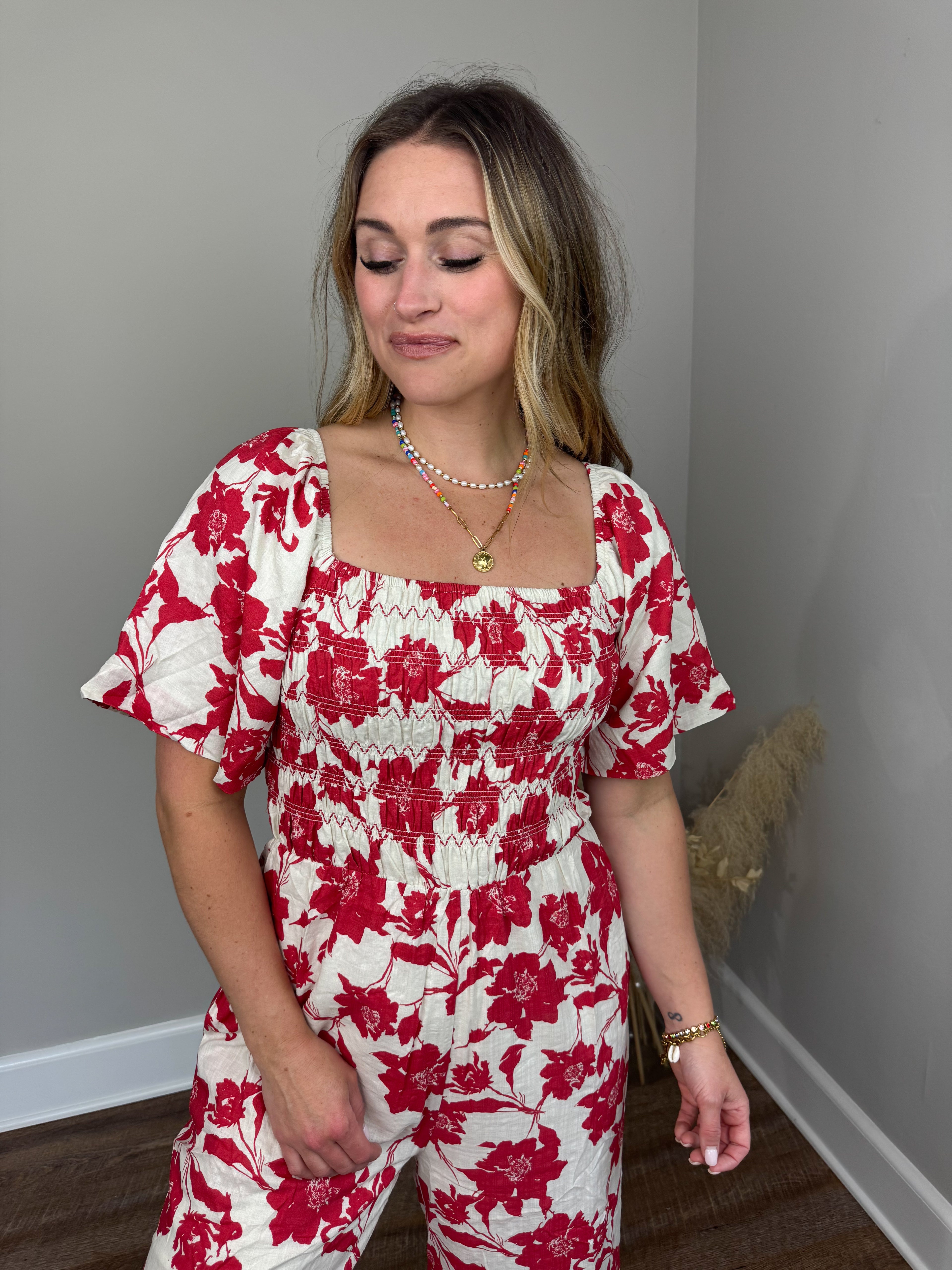 Pinot Floral Jumpsuit FINAL SALE