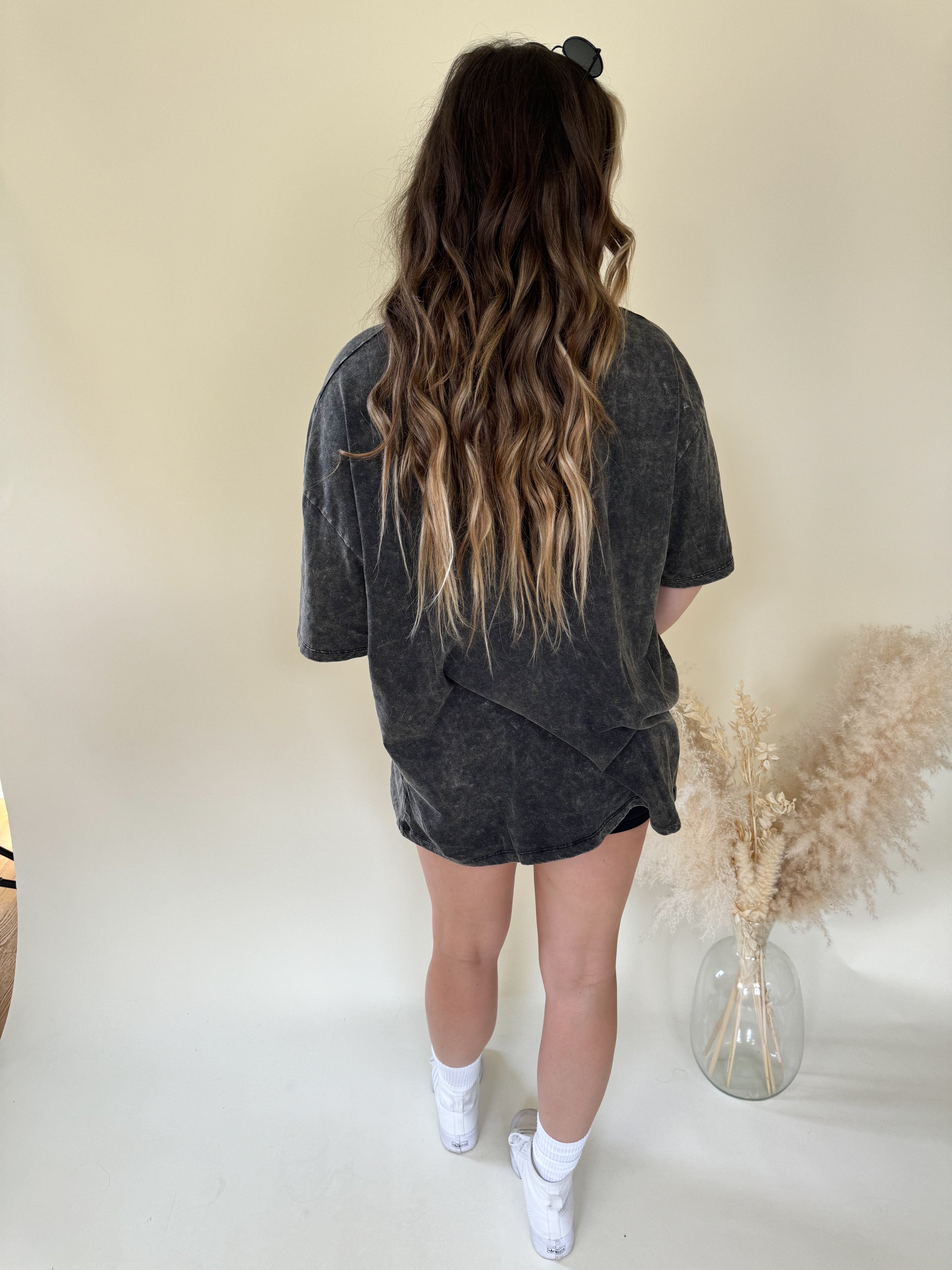 Boyfriend Oversized T-Shirt | Ash Black
