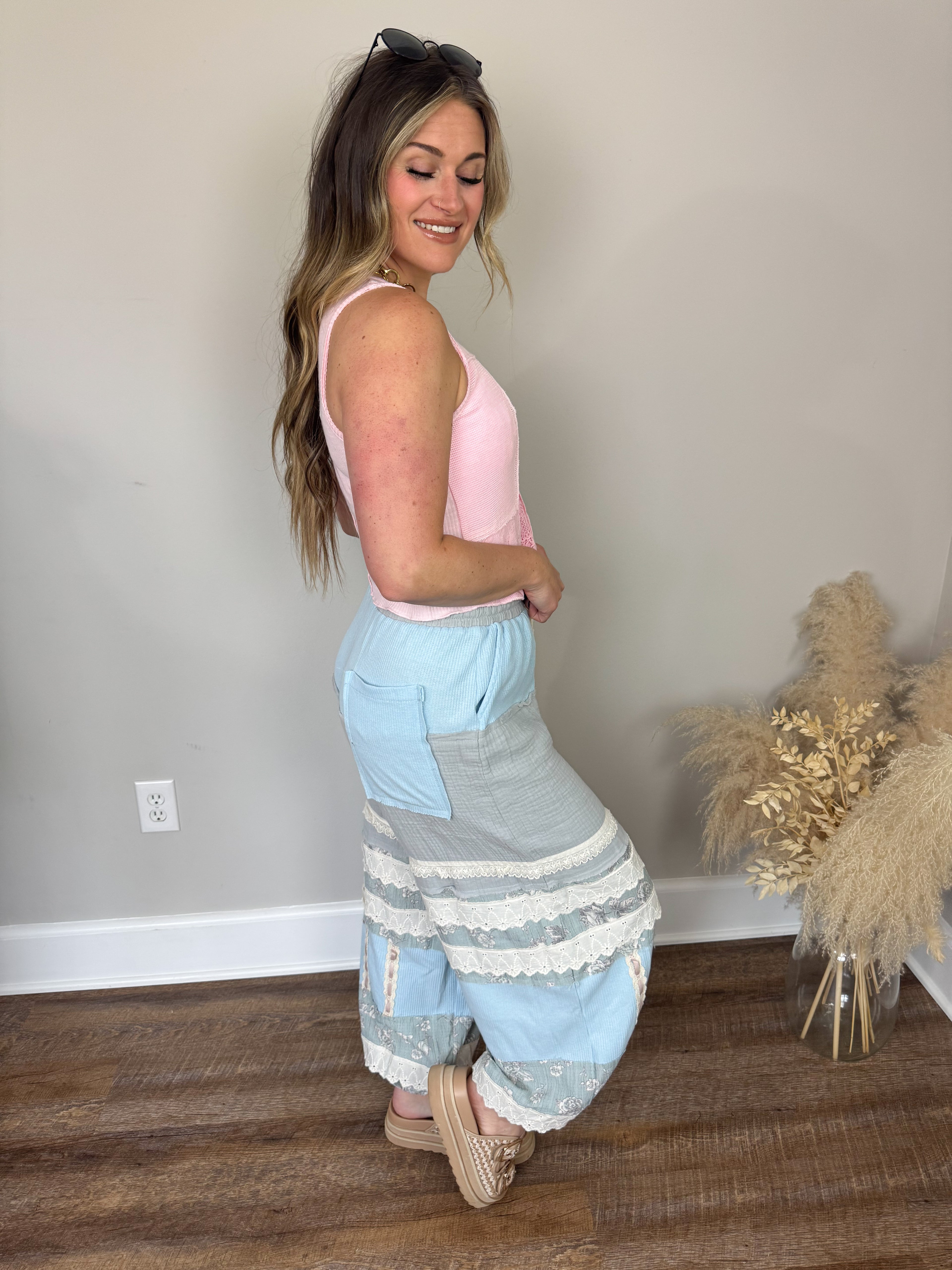 Honey Haze Joggers | Blue