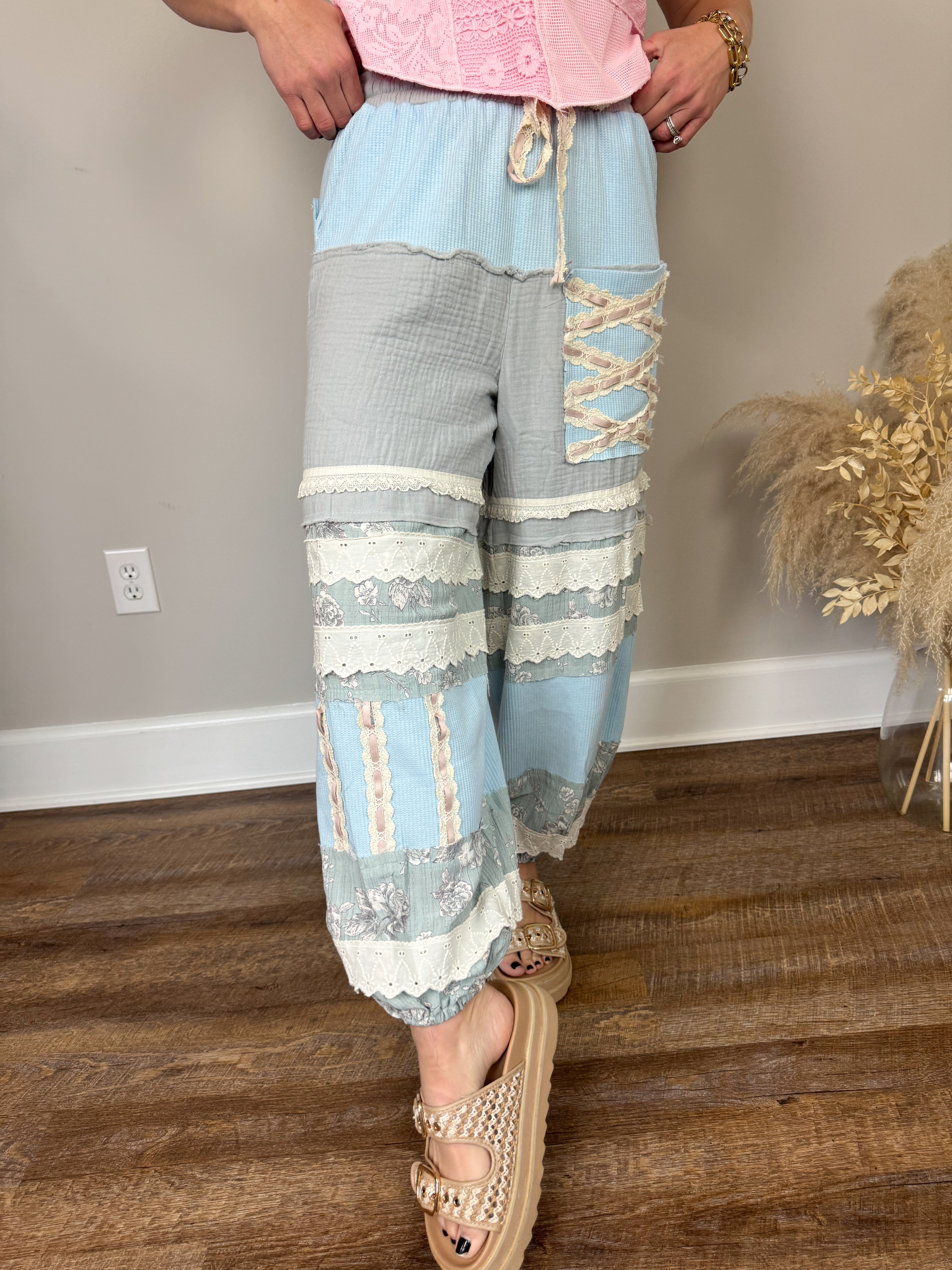 Honey Haze Joggers | Blue
