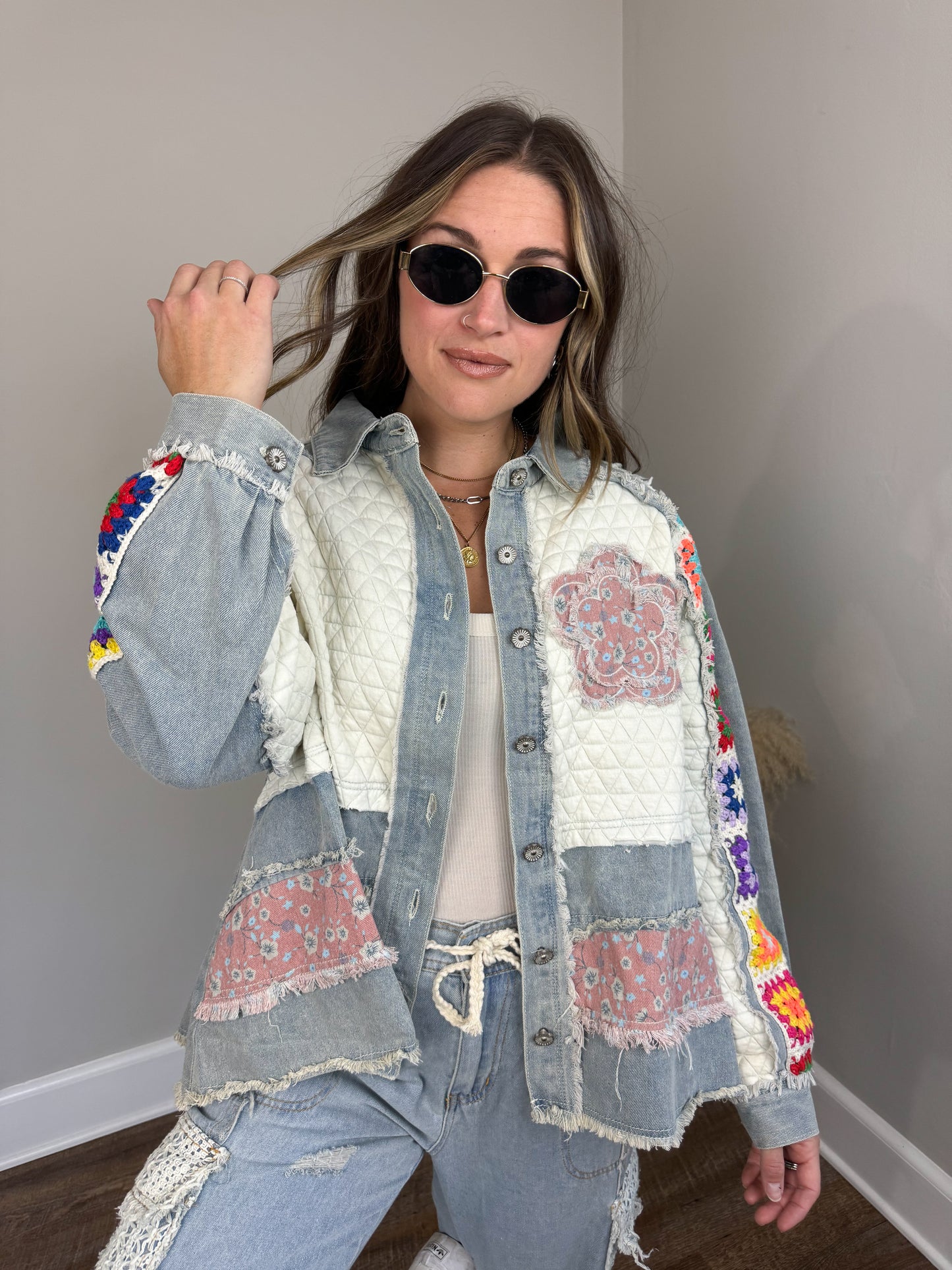 Cane Crochet Jacket