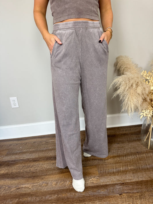 Willow Wide Leg Pants | Mocha