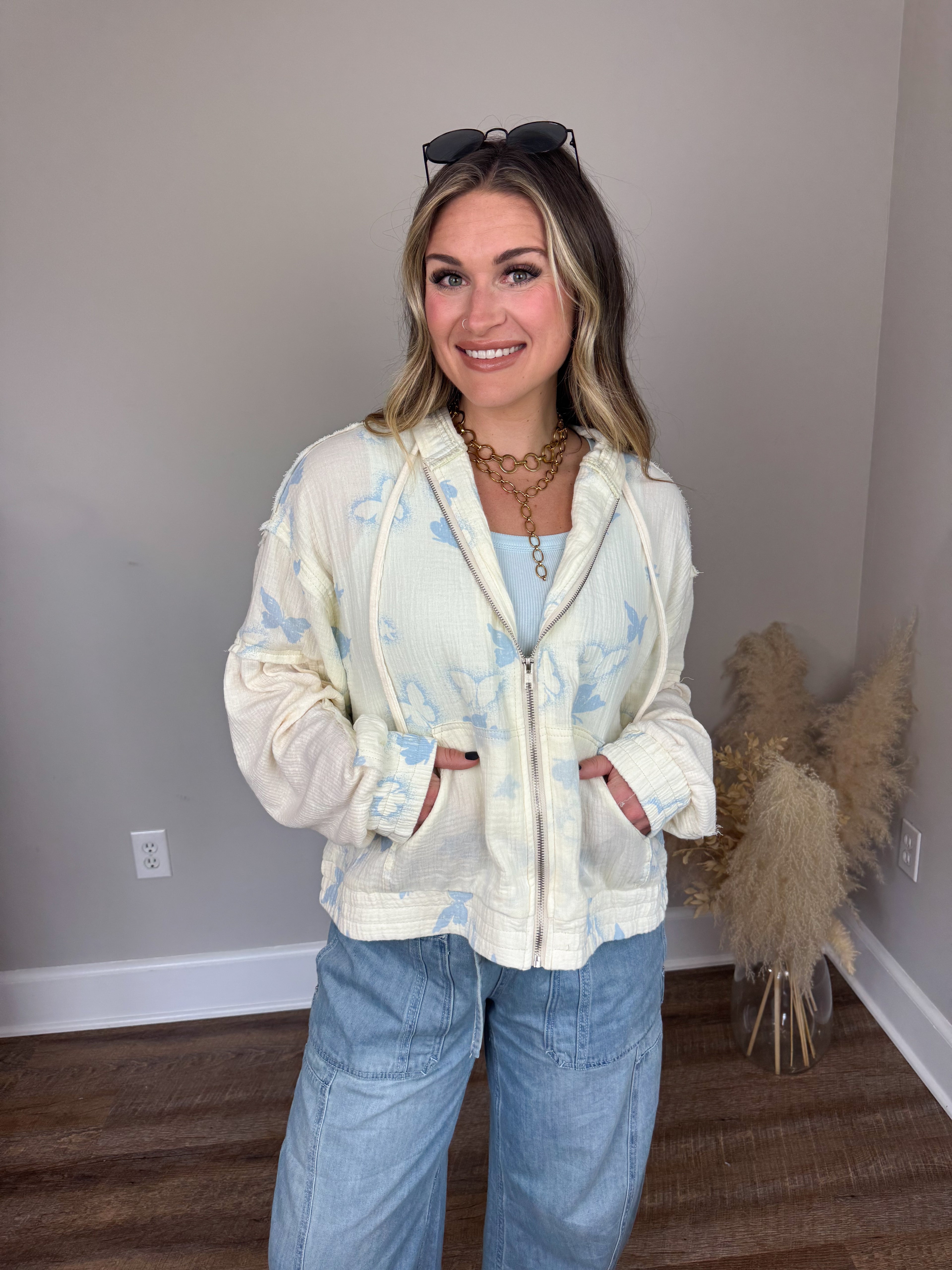 Butterfly Kiss Gauze Hoodie