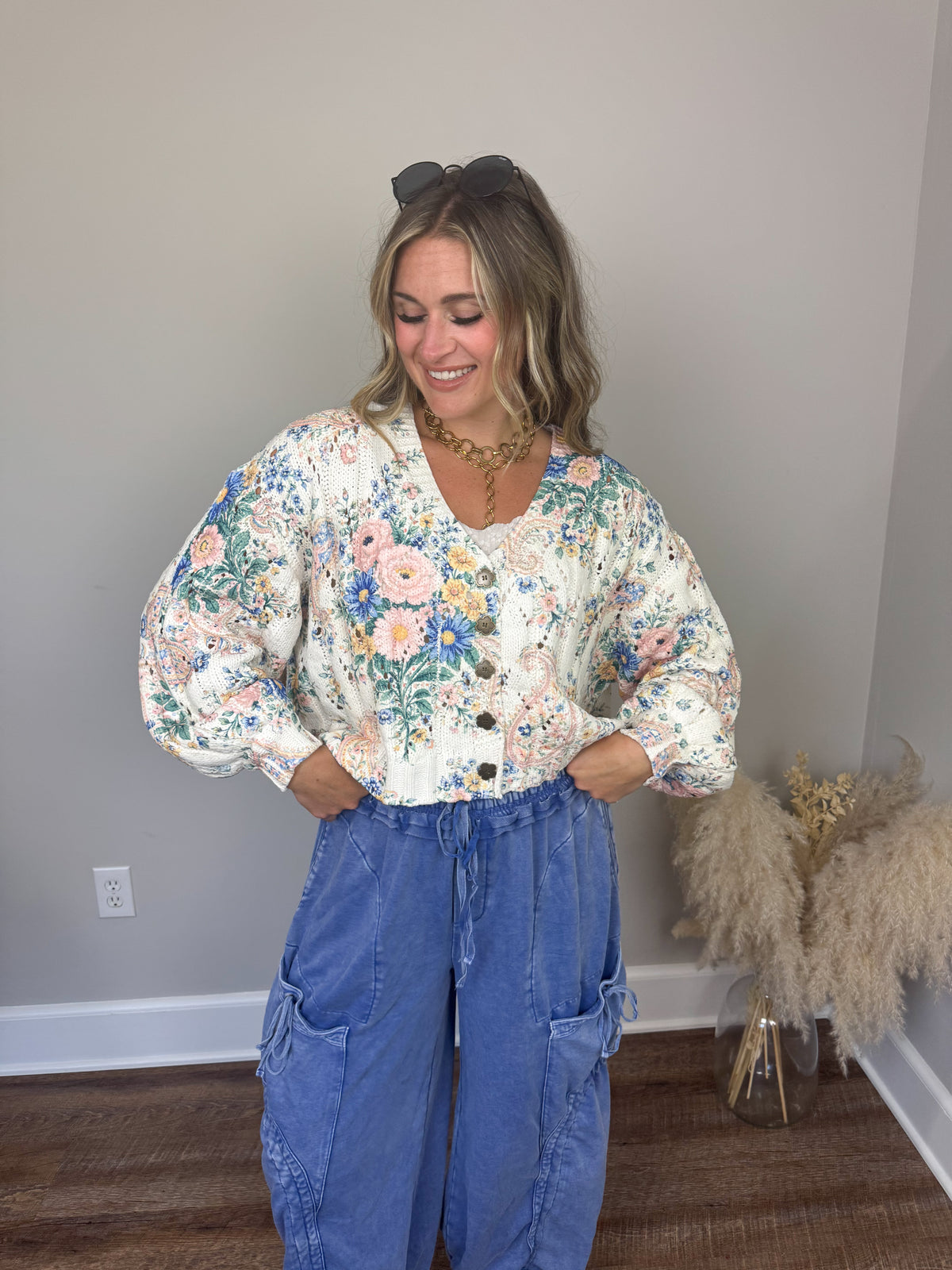 Syracuse Floral Sweater