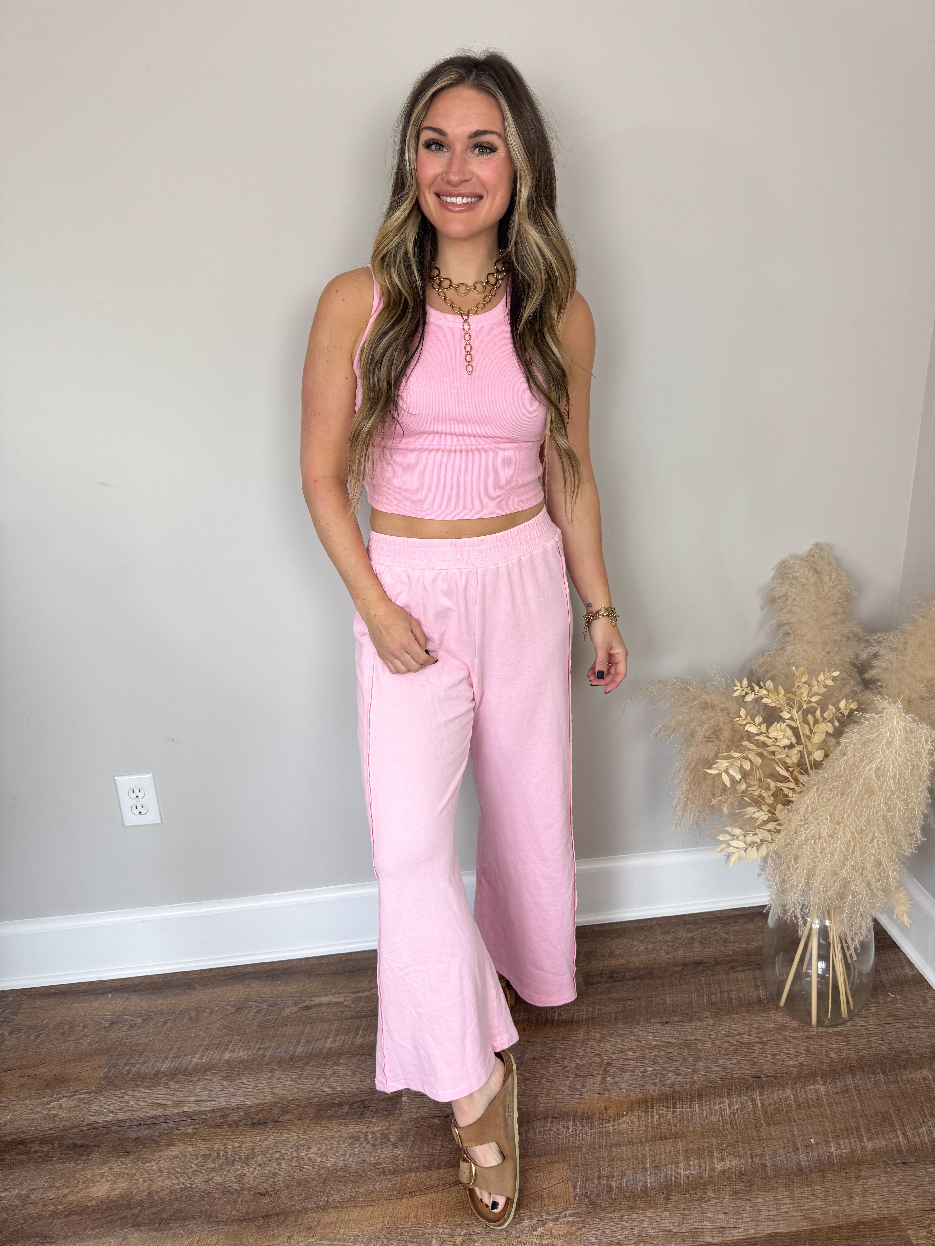 Coastal Knit Top | Ballet Pink