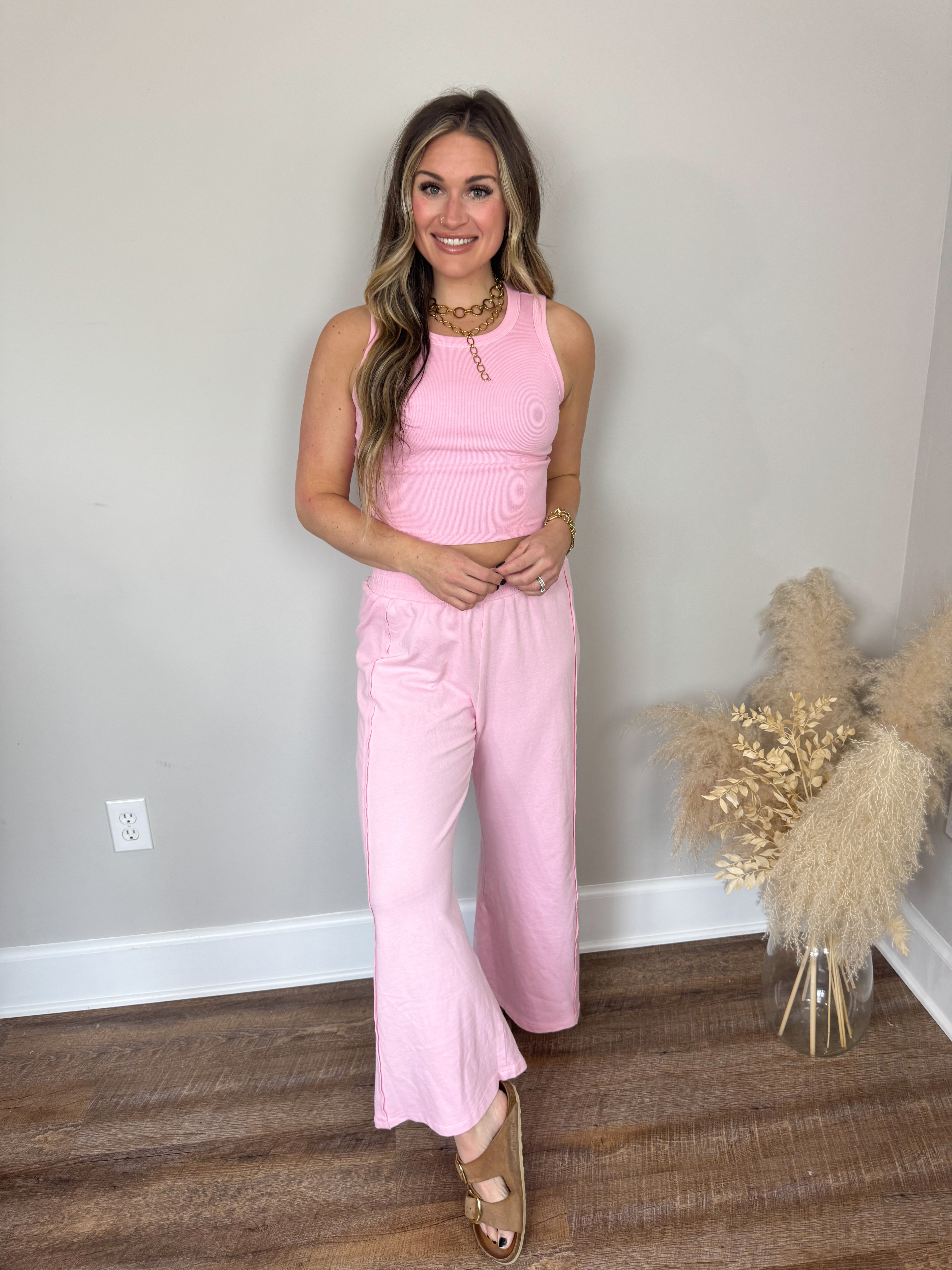 Coastal Knit Top | Ballet Pink