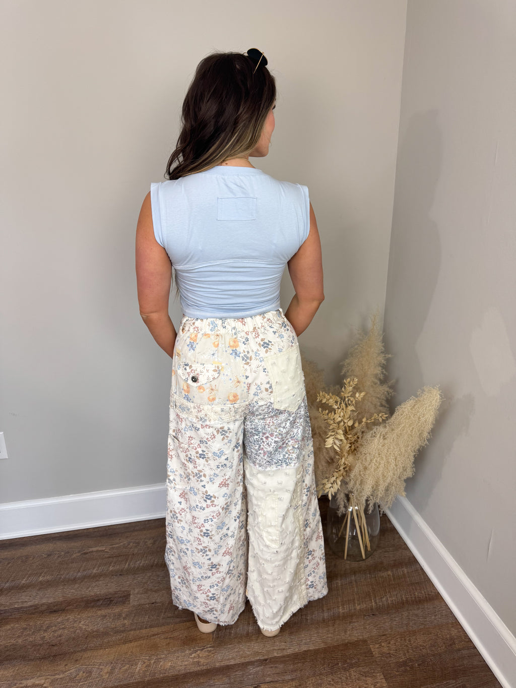 Gateway Cropped Shirt | Powder Blue