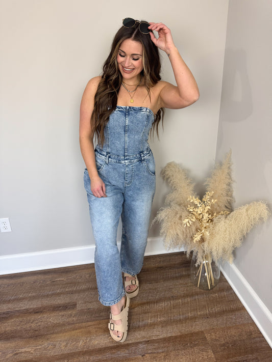 Tiffany Denim Overalls FINAL SALE