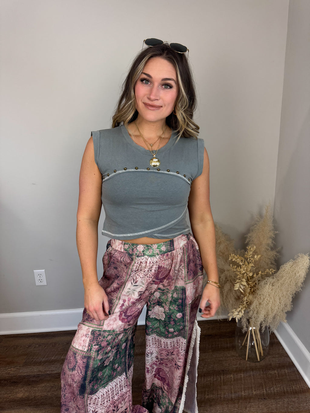 Gateway Cropped Shirt | Rustic Olive