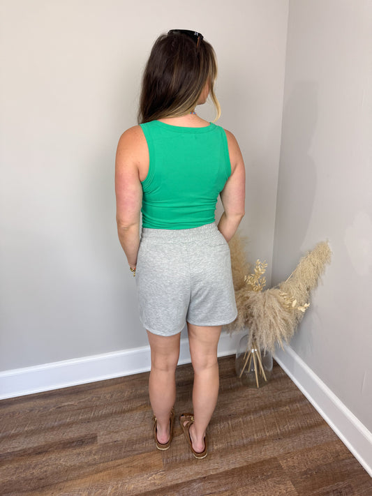 Clark Scoop Tank Top | Kelly Green