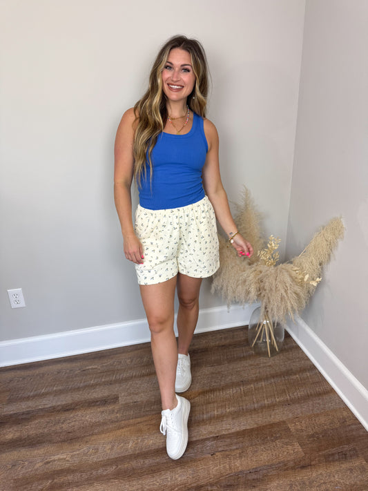 Clark Scoop Tank Top | Royal Blue