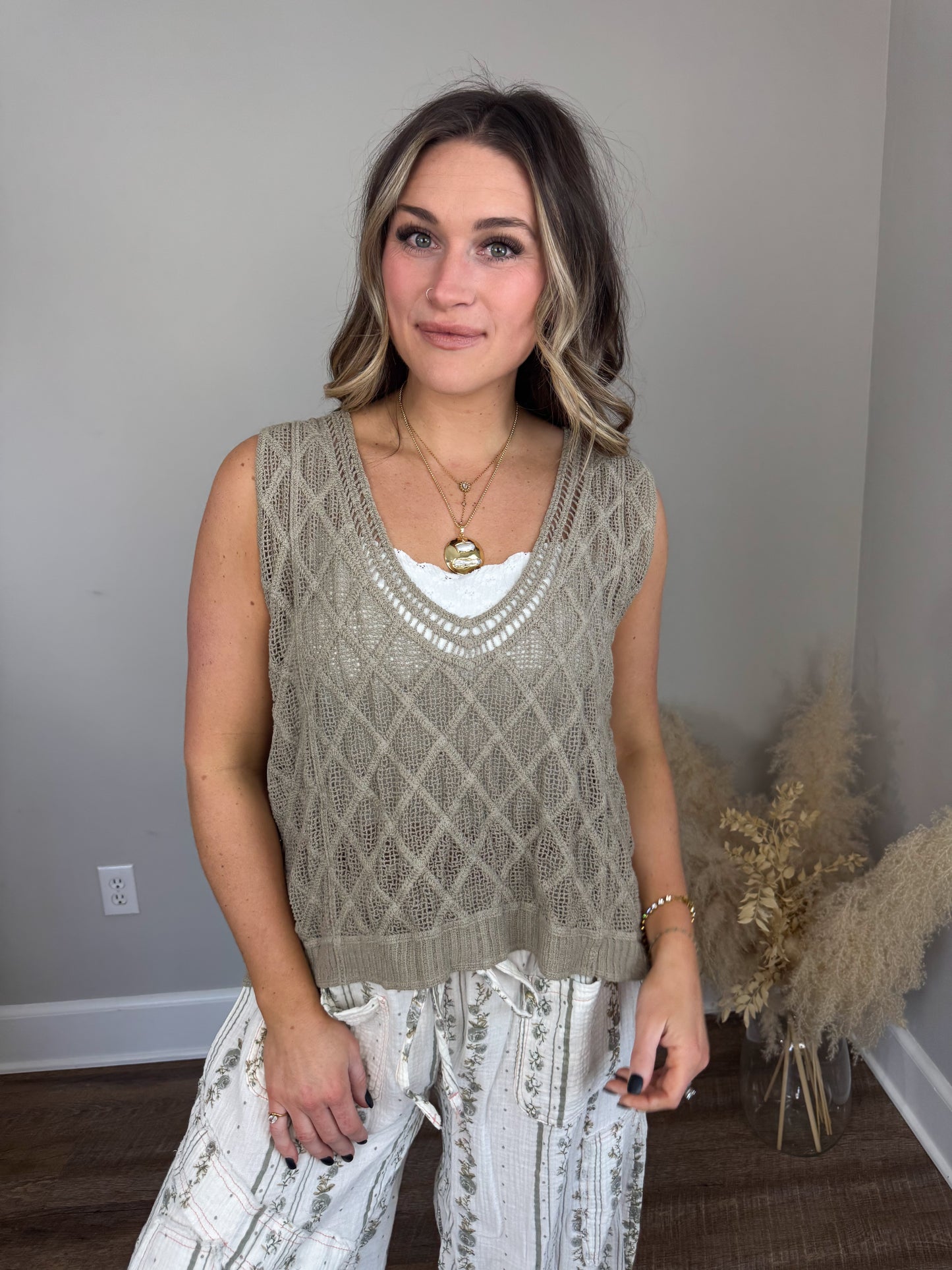 Carolina Vest | Taupe