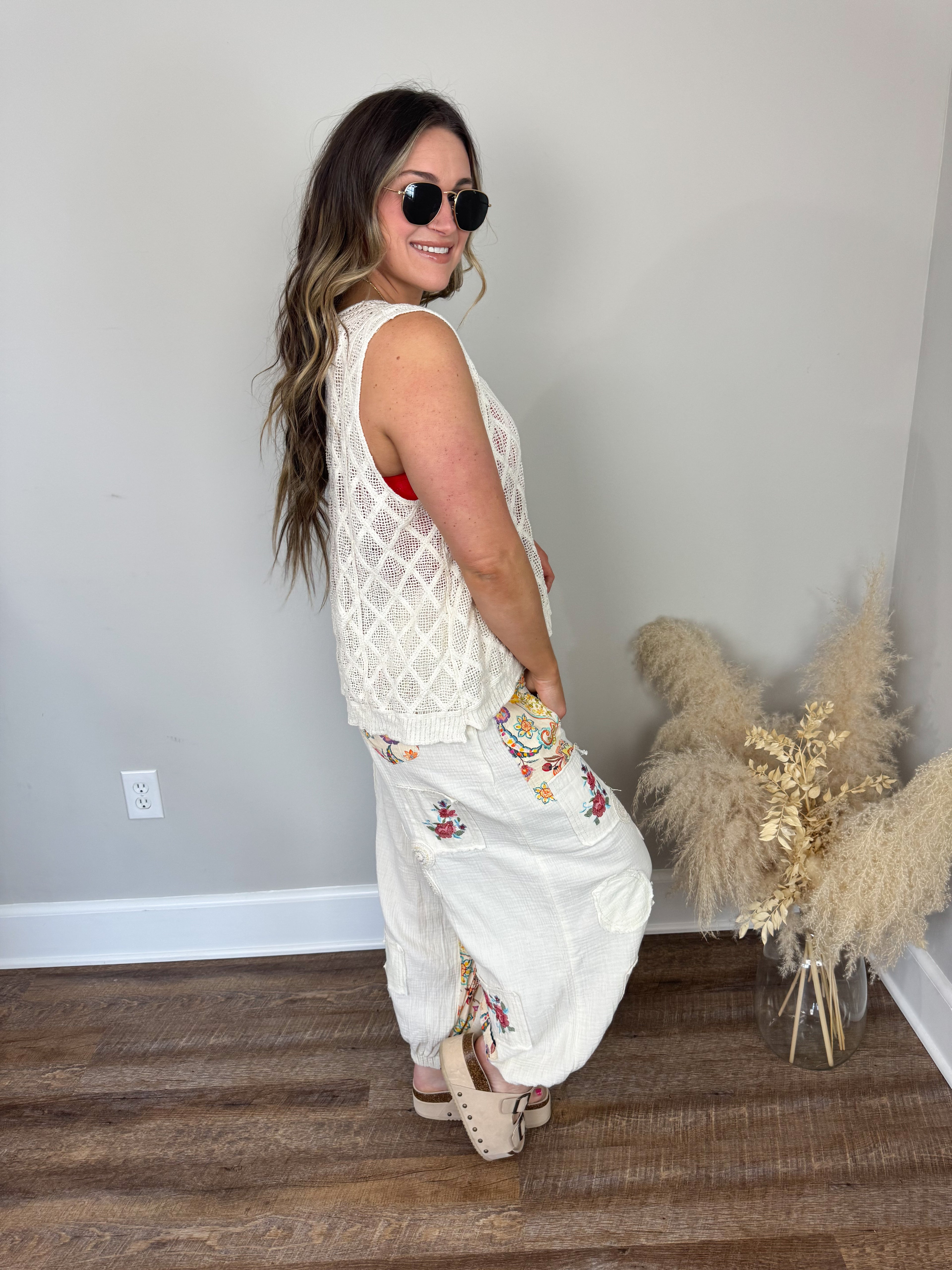 Fate Gauze Joggers | Natural