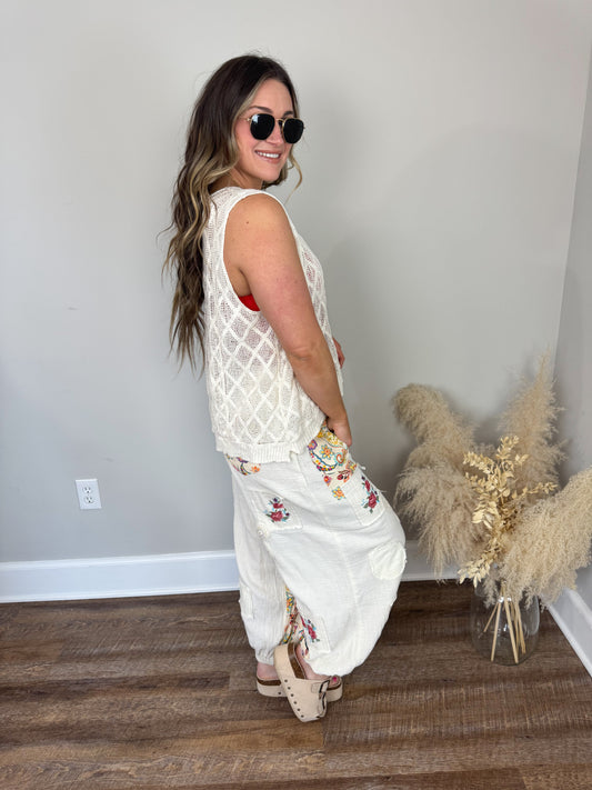 Fate Gauze Joggers | Natural