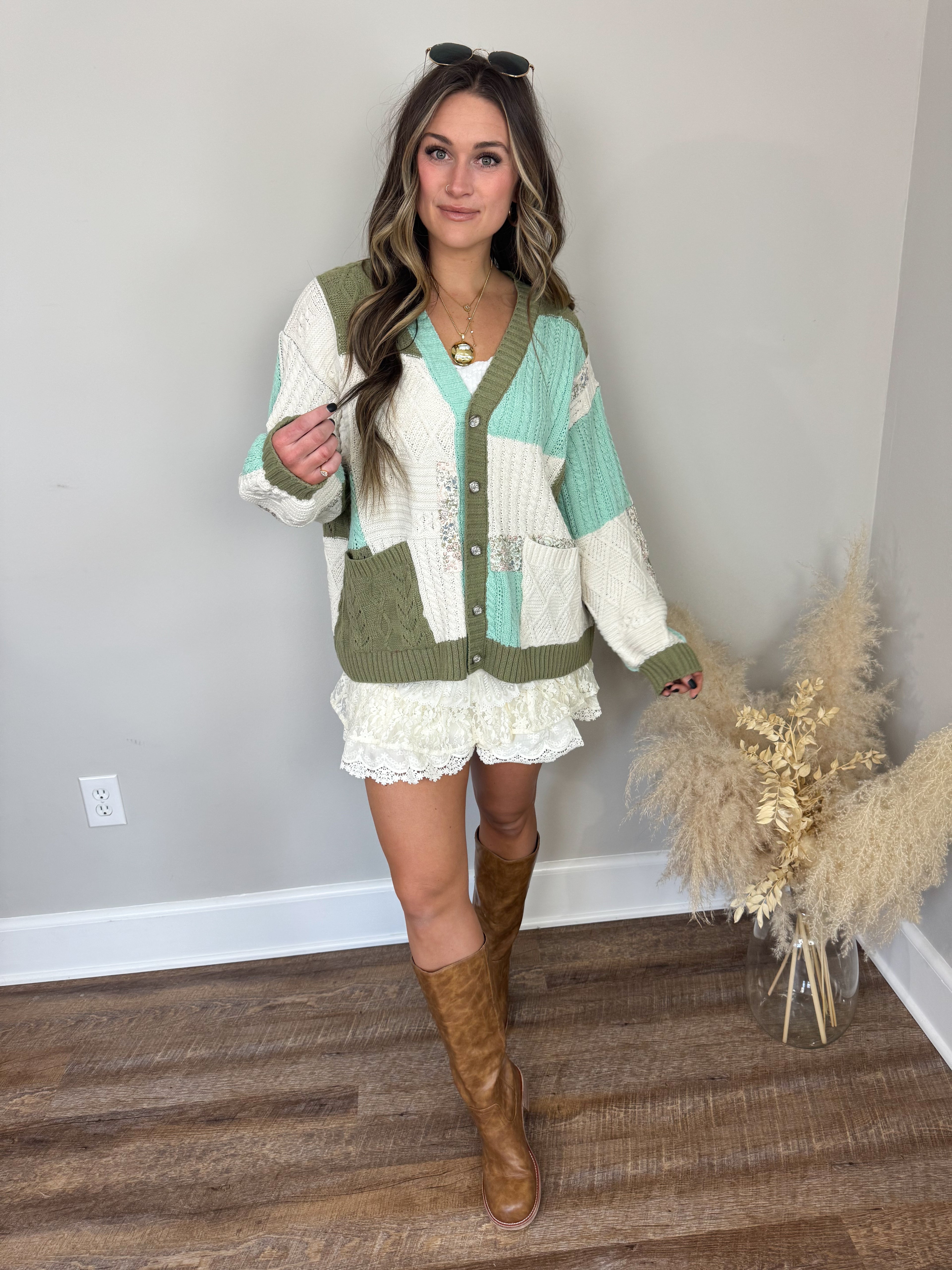 Christyne Cardigan | Olive